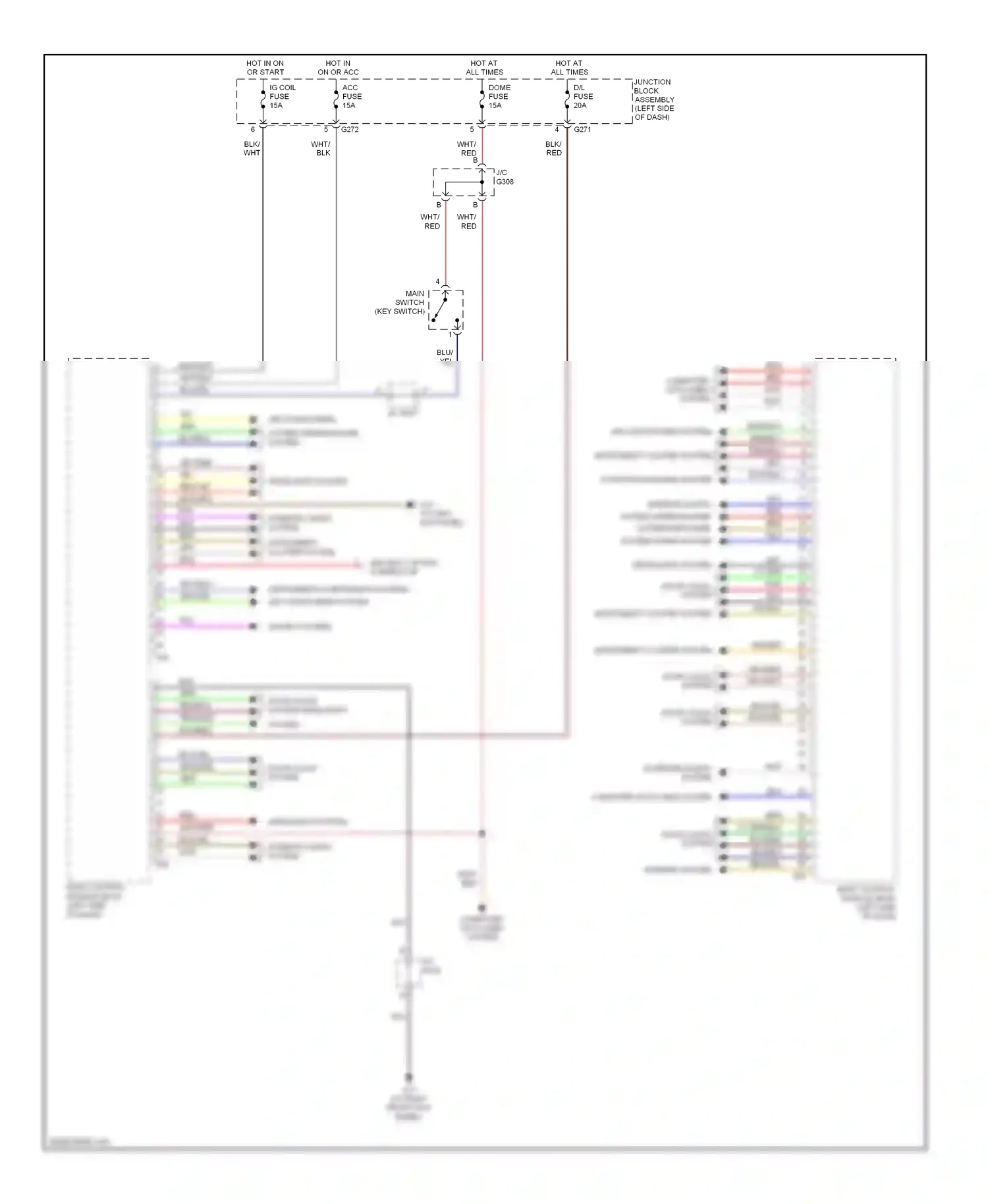 Wiring diagram blu for Suzuki SX4 I (2006-2009) (4 of 29)