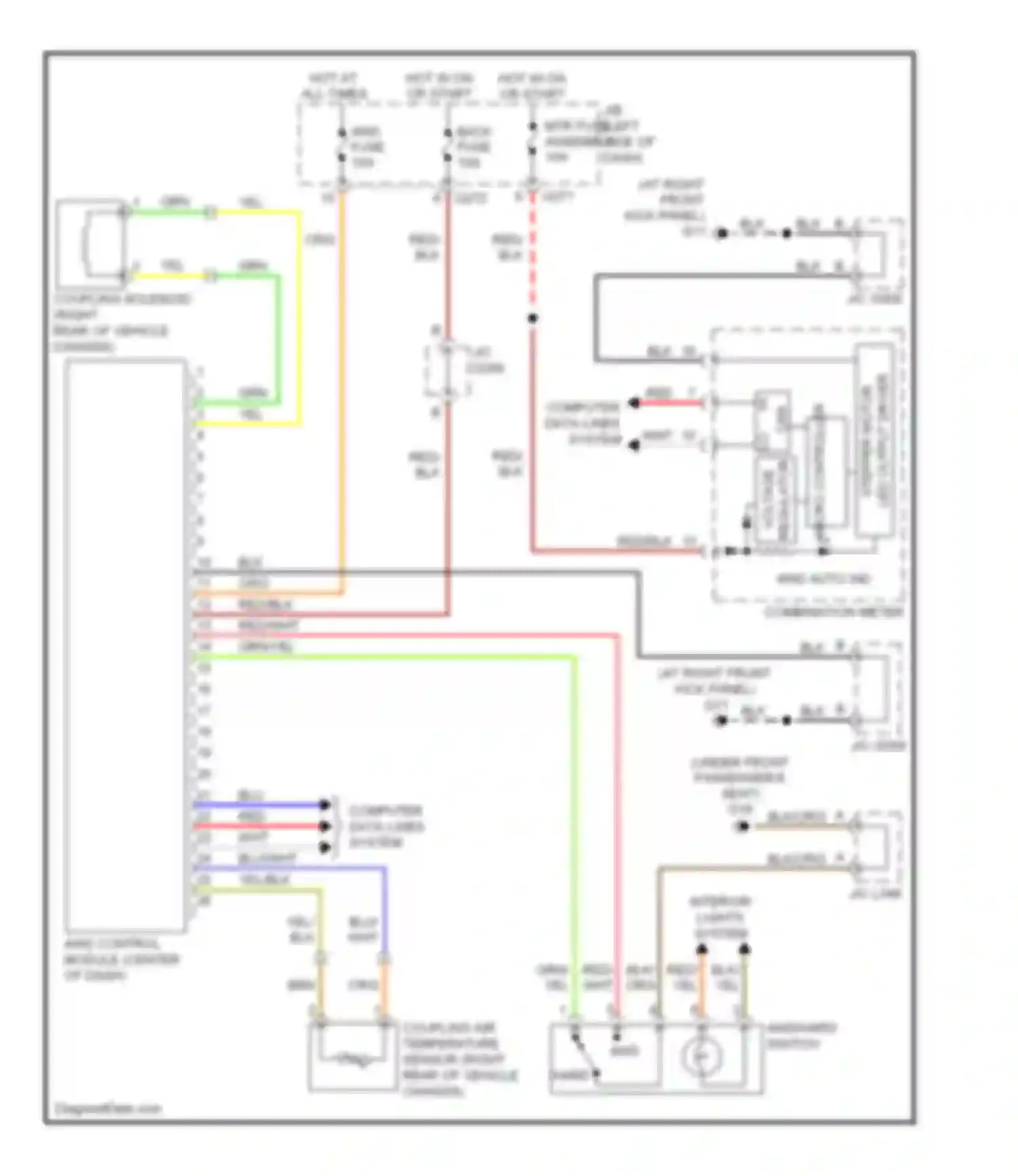 Wiring diagram stepper motor for Suzuki SX4 I (2006-2009) (1 of 1)