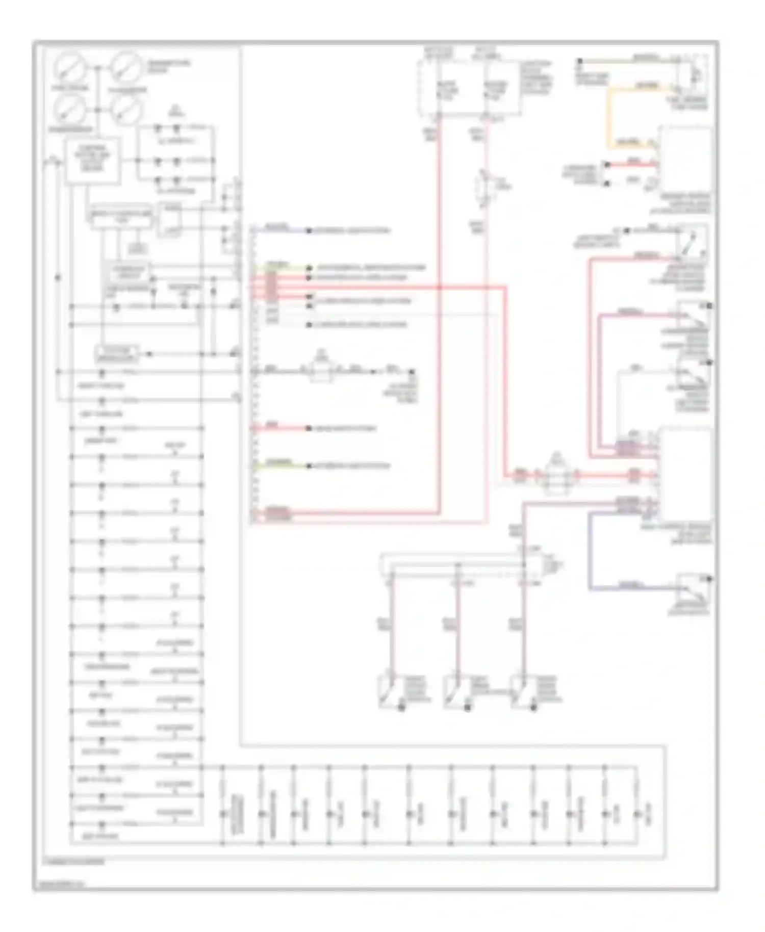 Wiring diagram supplemental restraints system computer data lines system for Suzuki SX4 I (2006-2009) (1 of 1)