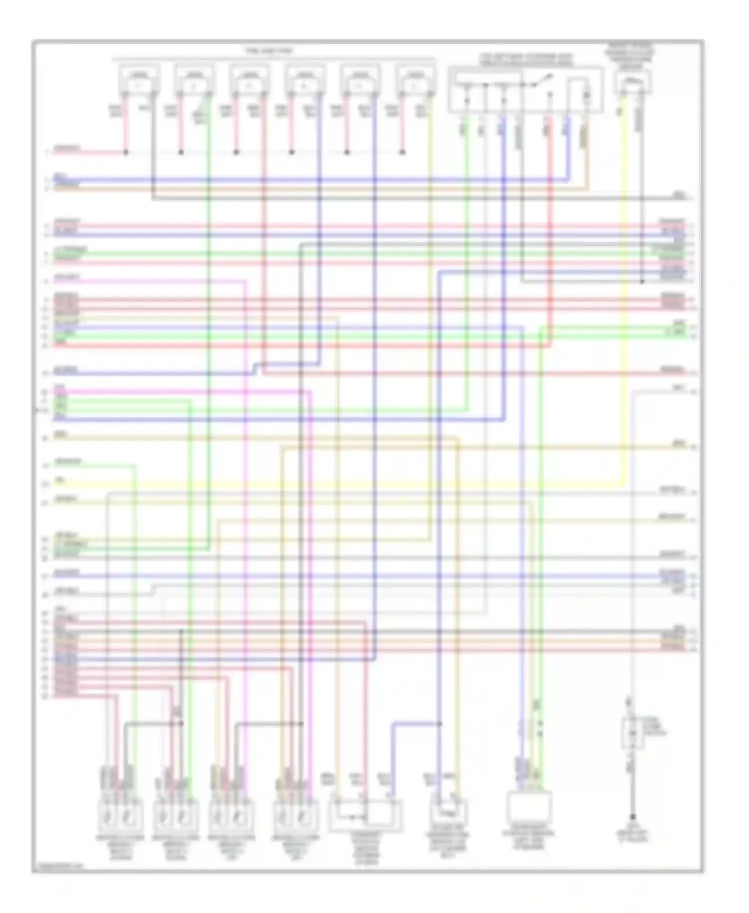 Verona Suzuki I (2003-2006): Wiring diagram engine performance 2.5l (2 of 4)