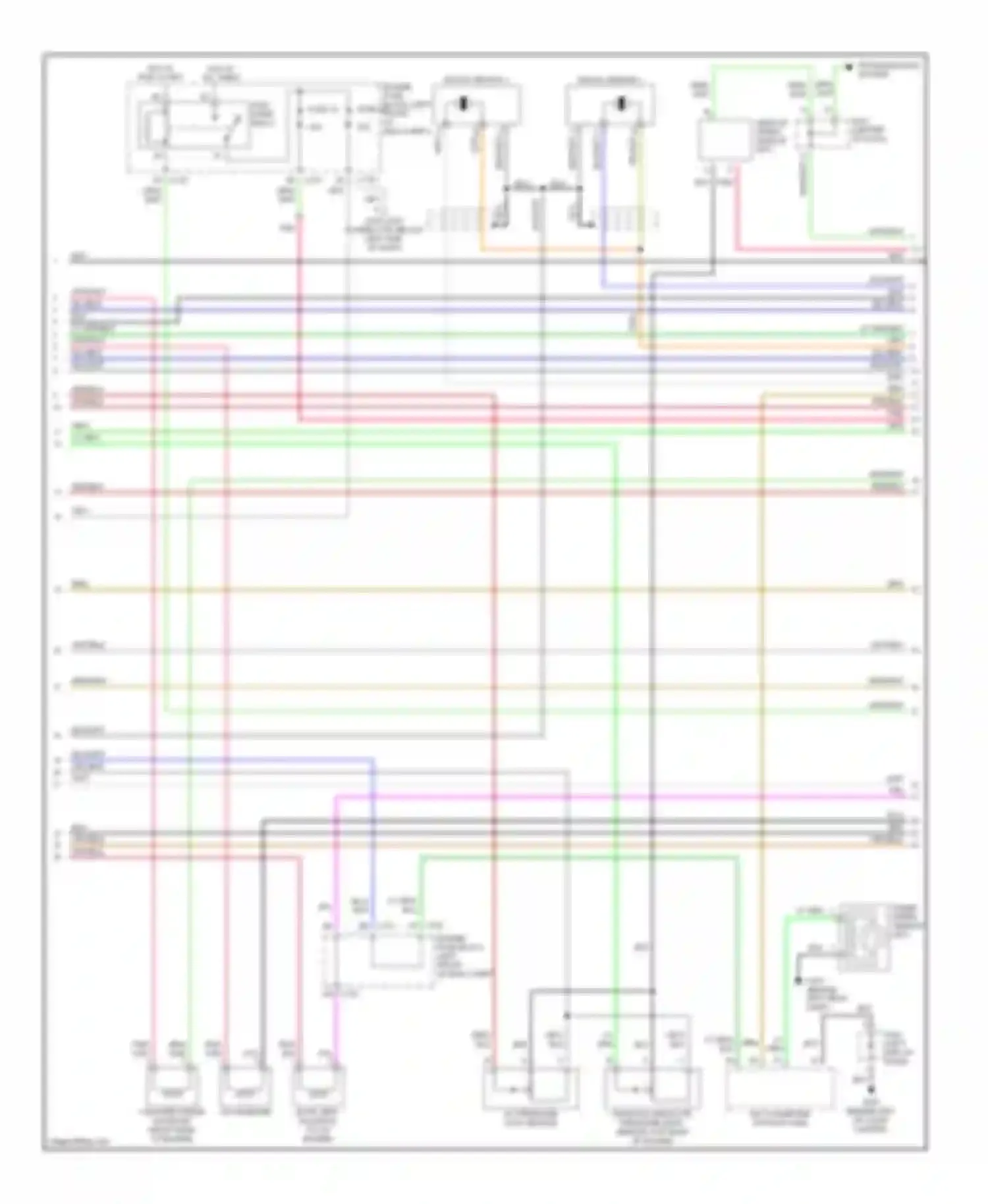 Verona Suzuki I (2003-2006): Wiring diagram engine performance 2.5l (3 of 4)