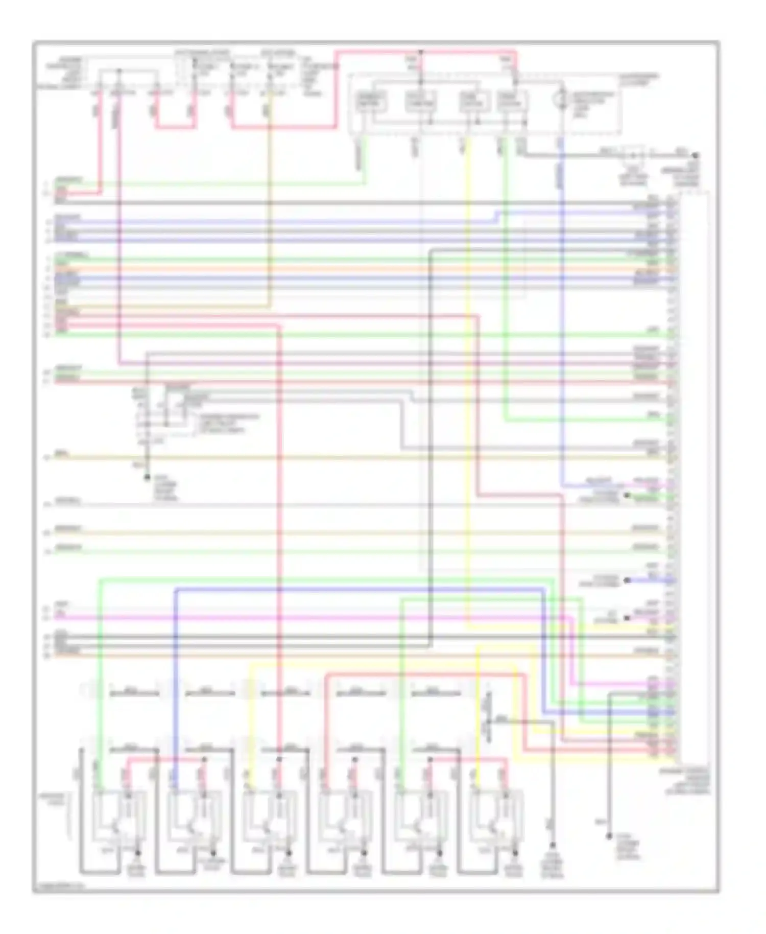 Verona Suzuki I (2003-2006): Wiring diagram engine performance 2.5l (4 of 4)