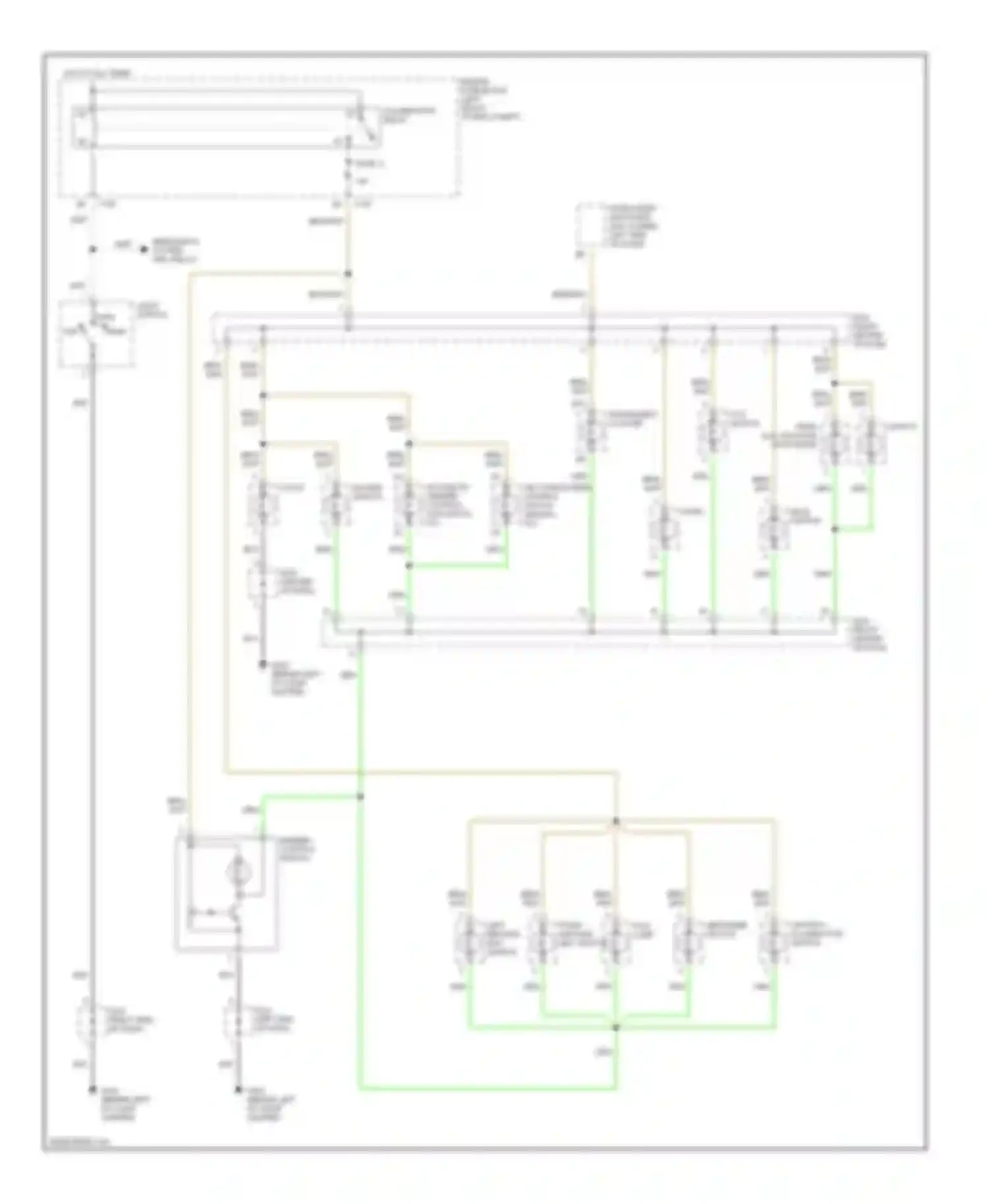 Verona Suzuki I (2003-2006): Instrument illumination circuit
