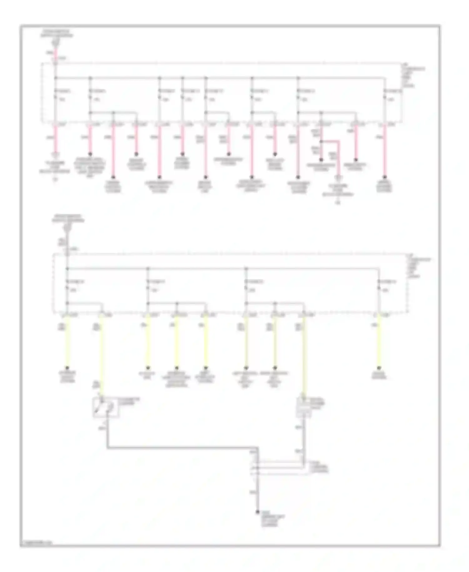 Verona Suzuki I (2003-2006): Power distribution circuit (3 of 3)