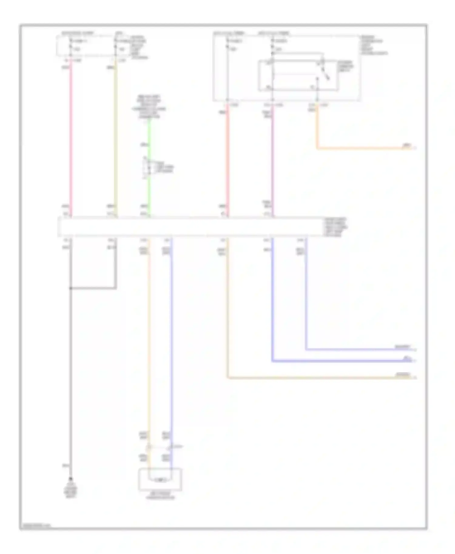 Verona Suzuki I (2003-2006): Power windows circuit (1 of 2)