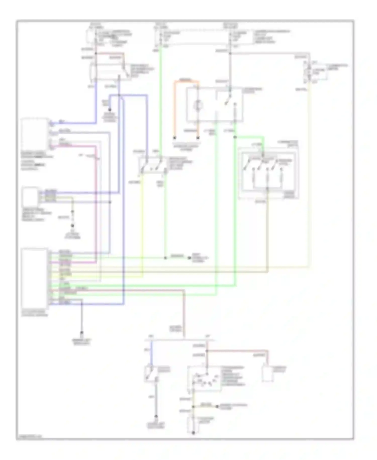 Vitara Suzuki I (1988-2006): Cruise control circuit