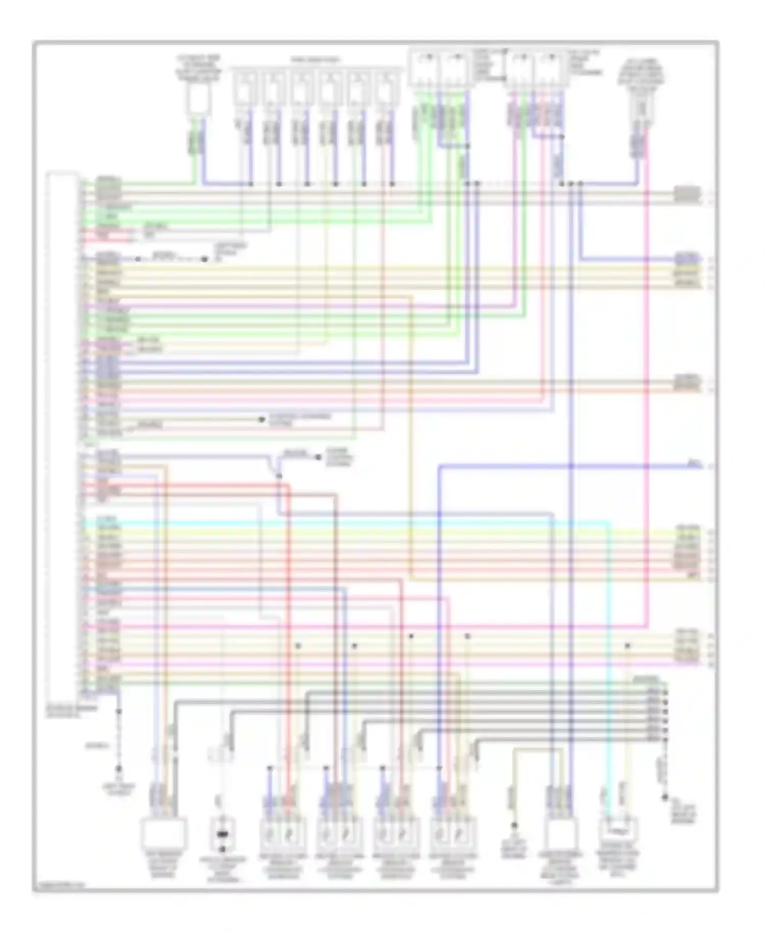 Vitara Suzuki I (1988-2006): Wiring diagram engine performance 2.5l (1 of 3)
