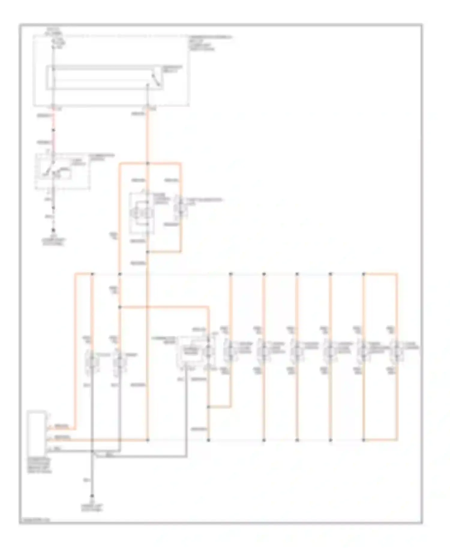 Vitara Suzuki I (1988-2006): Instrument illumination circuit