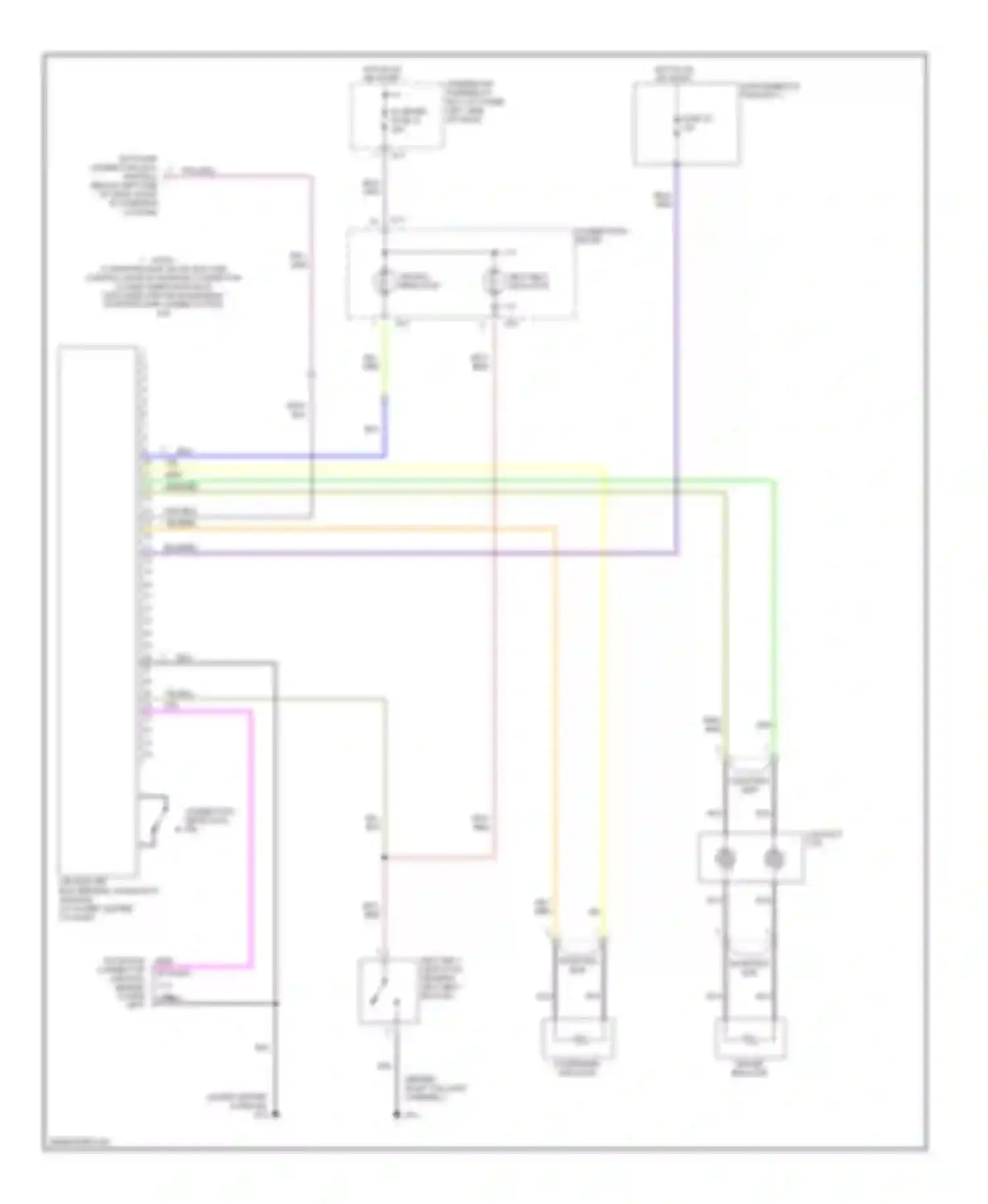 Vitara Suzuki I (1988-2006): Supplemental restraints circuit
