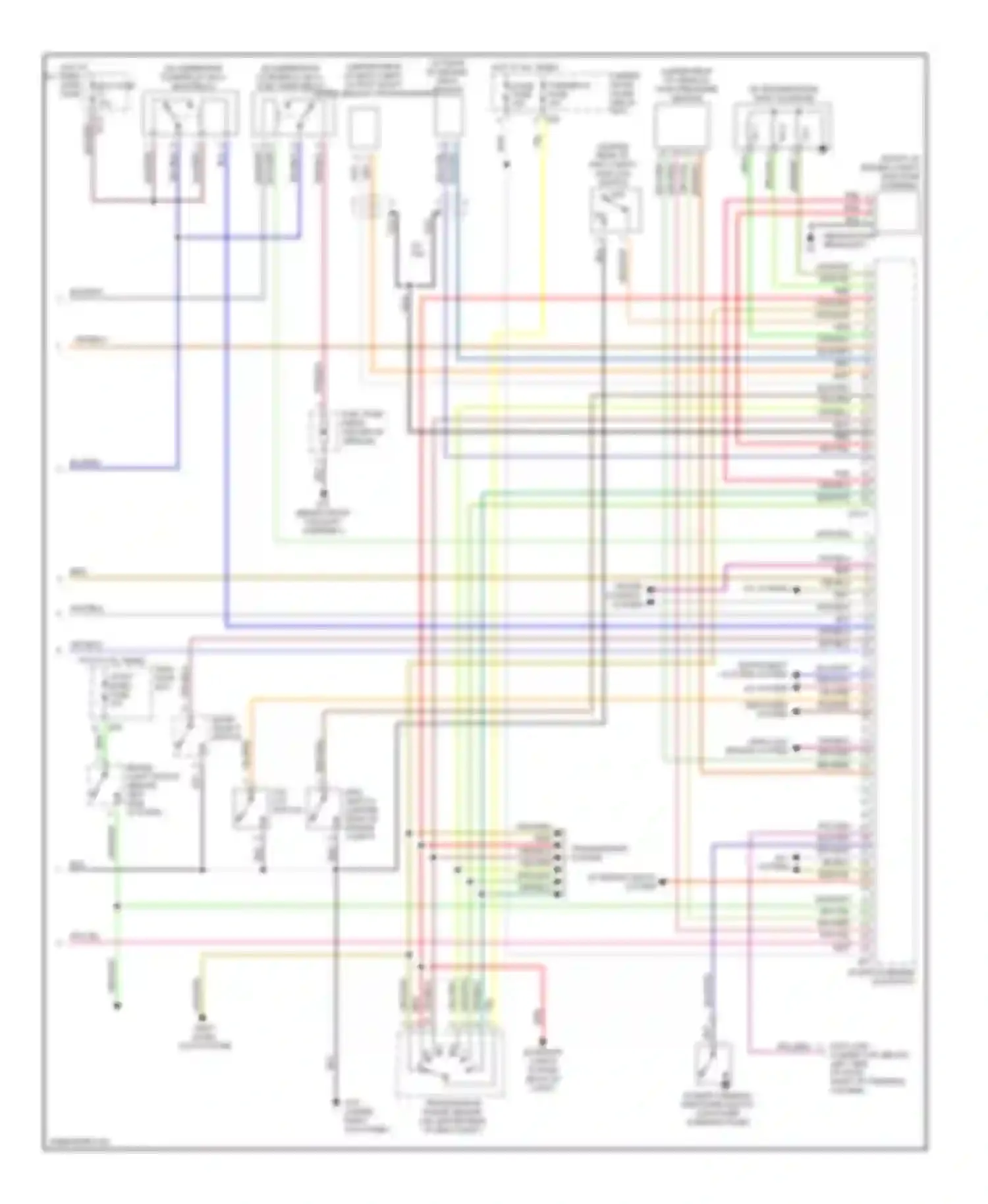 Wiring diagram blk/org for Suzuki Vitara I (1988-2006) (5 of 5)
