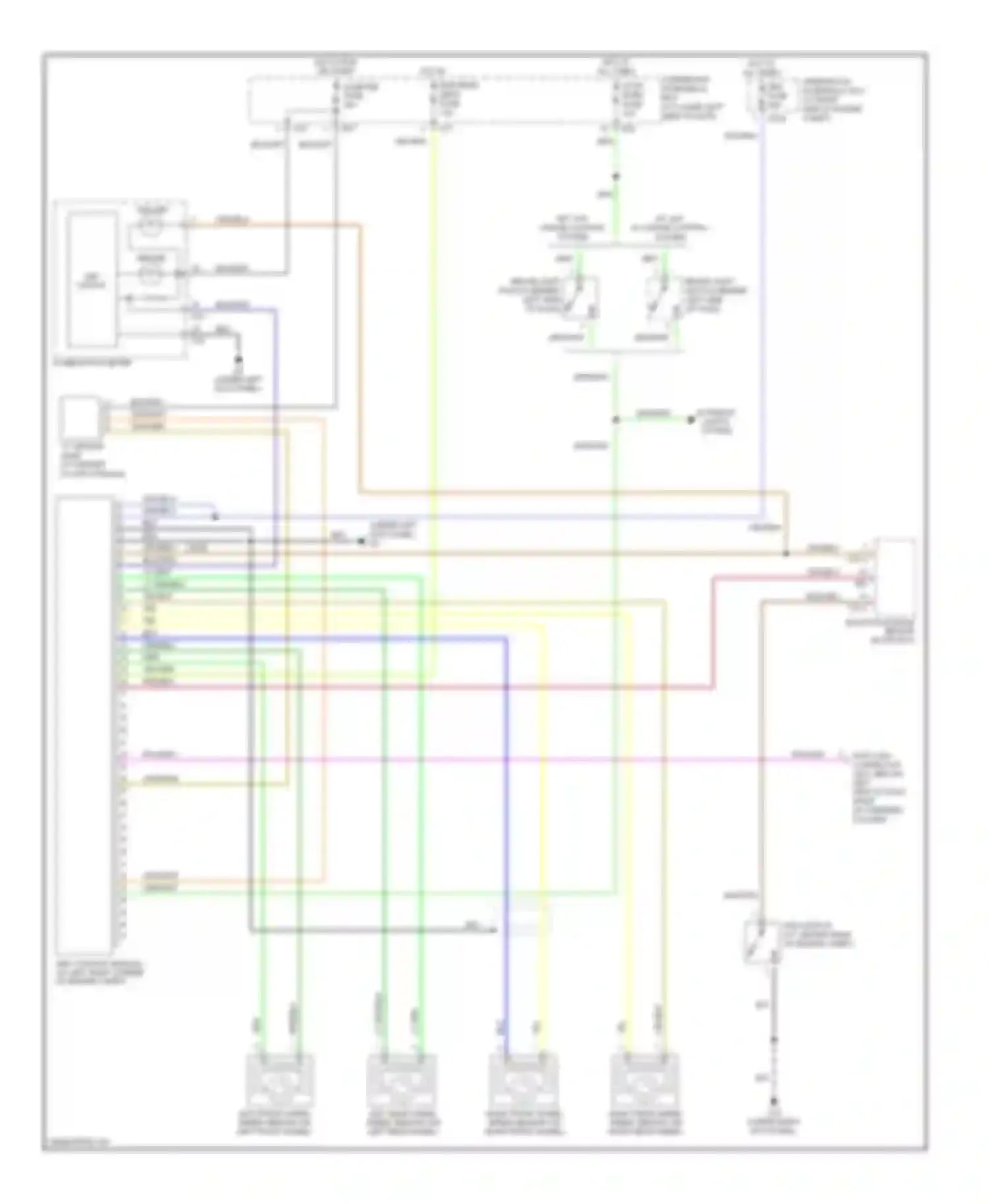 Wiring diagram combination meter for Suzuki Vitara I (1988-2006) (1 of 10)
