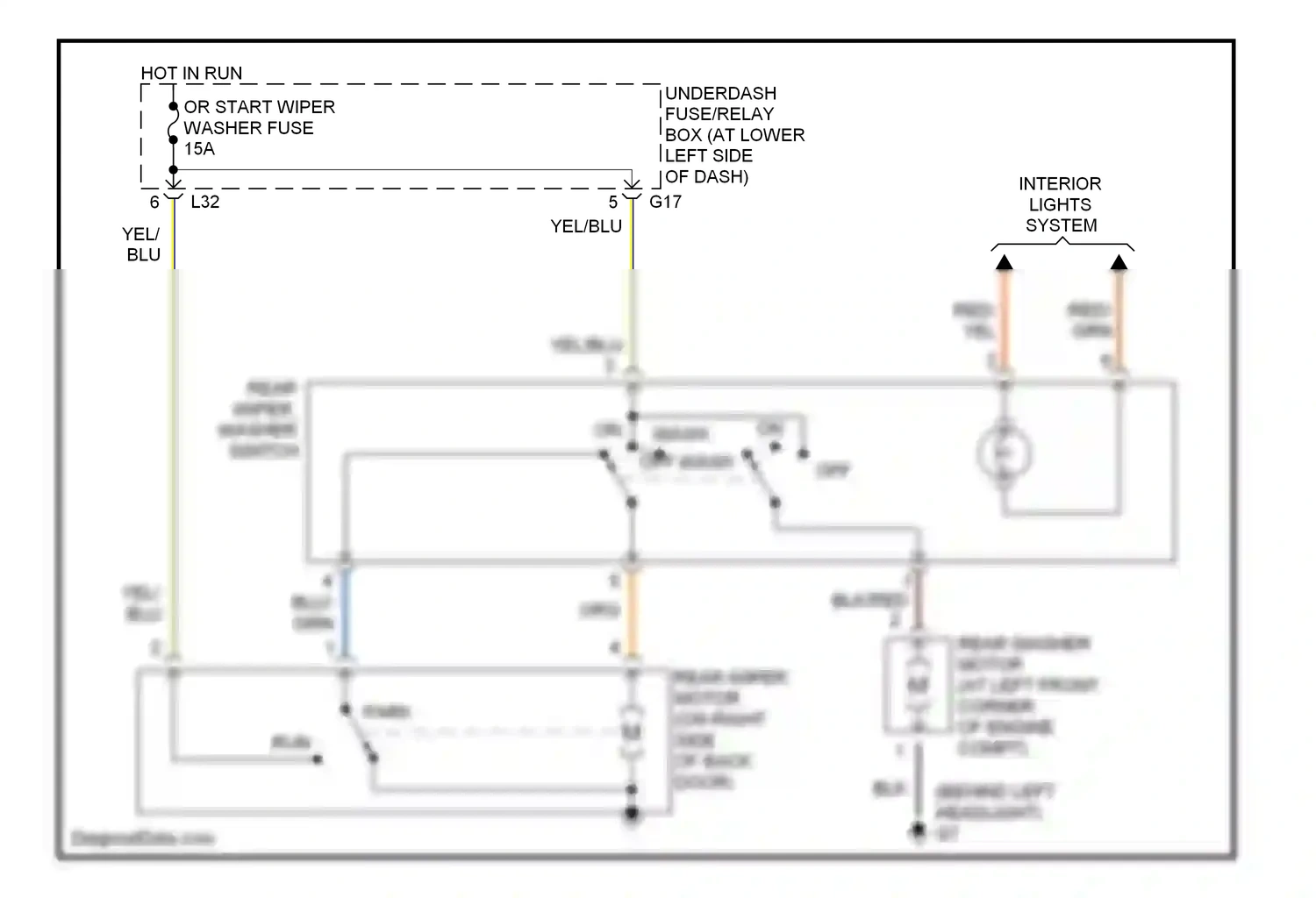 Wiring diagram grn for Suzuki Vitara I (1988-2006) (16 of 19)