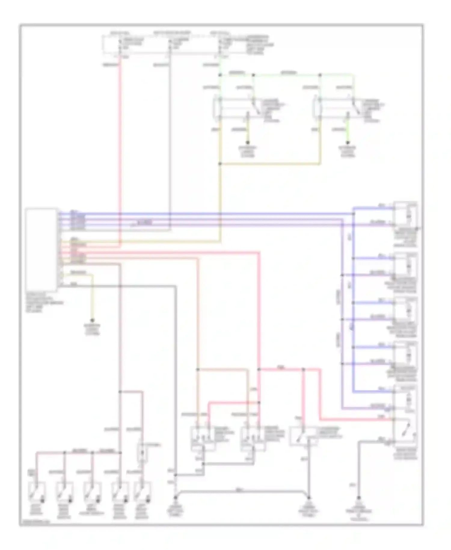 Wiring diagram hot in run or start for Suzuki Vitara I (1988-2006) (3 of 4)
