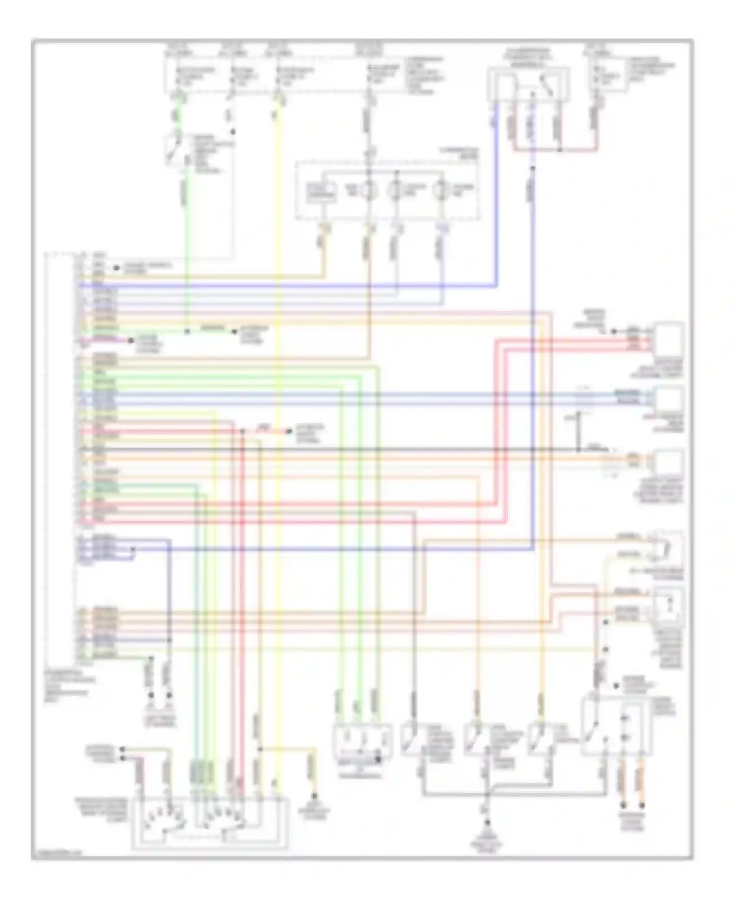 Wiring diagram mode select switch for Suzuki Vitara I (1988-2006) (1 of 2)