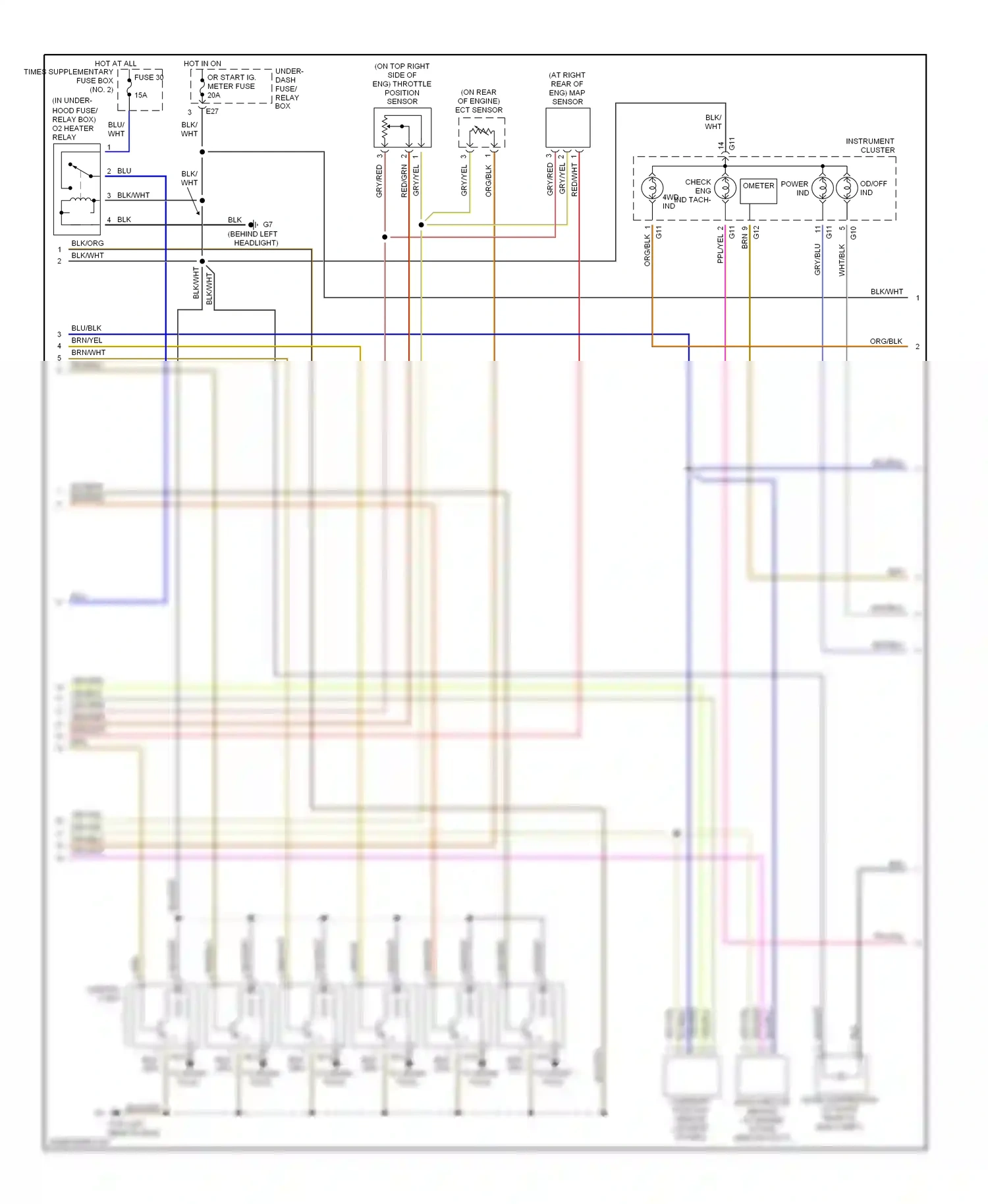 Wiring diagram nca for Suzuki Vitara I (1988-2006) (6 of 7)