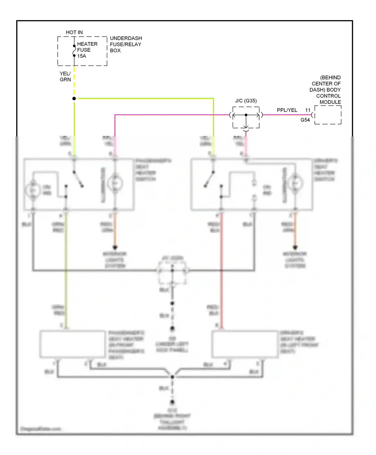 Wiring diagram on ind. for Suzuki Vitara I (1988-2006) (3 of 3)