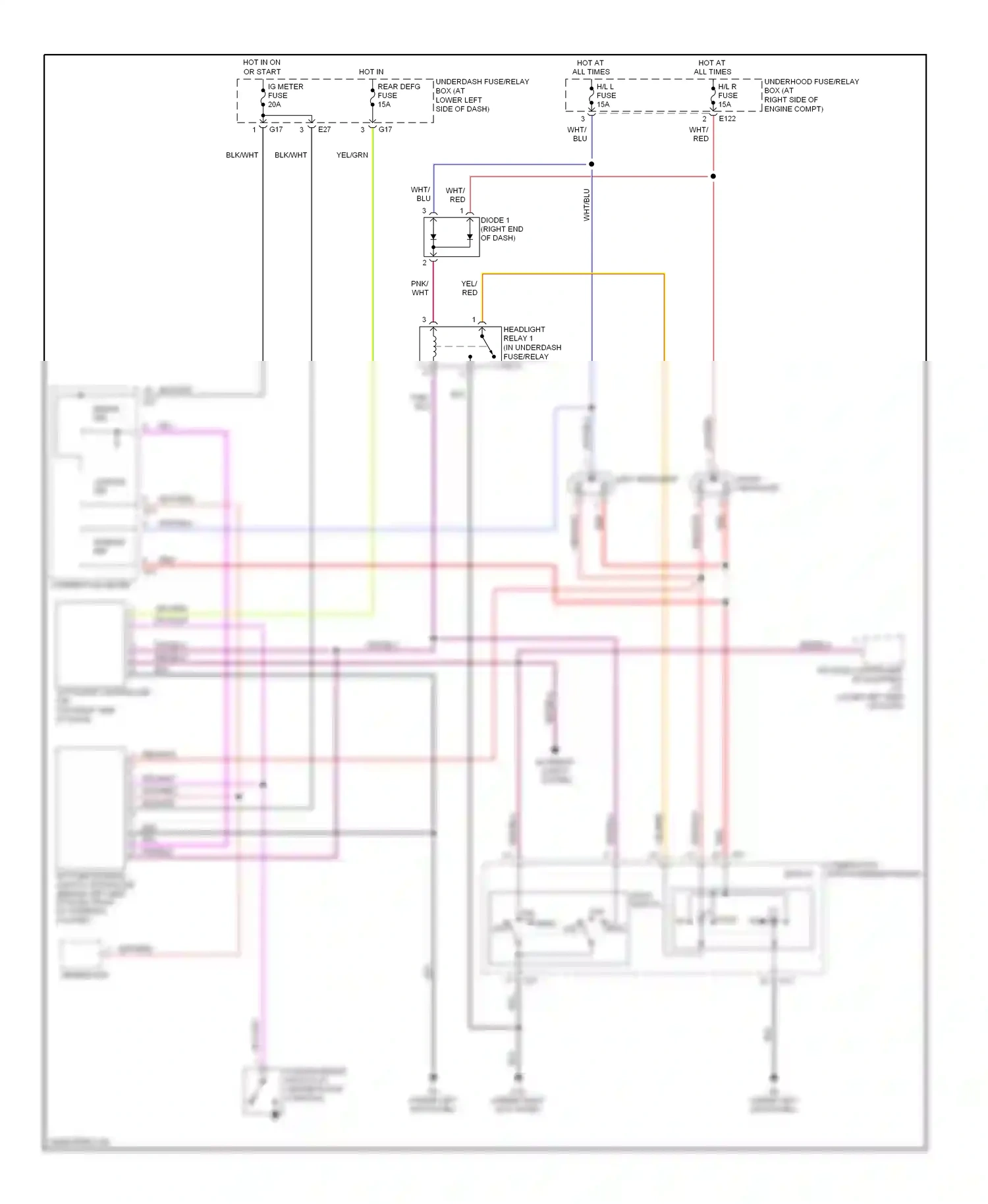 Wiring diagram red for Suzuki Vitara I (1988-2006) (6 of 23)