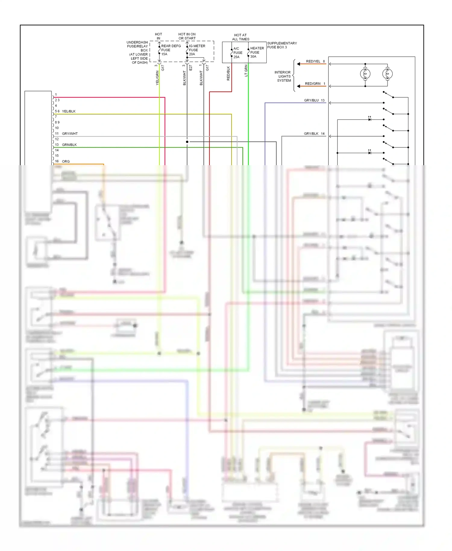 Wiring diagram red/blk for Suzuki Vitara I (1988-2006) (4 of 5)