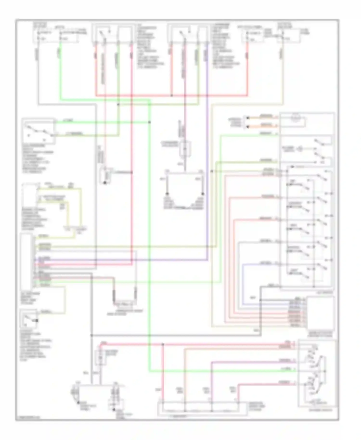 X-90 Suzuki I (1995-2000): A/c circuit, push control type