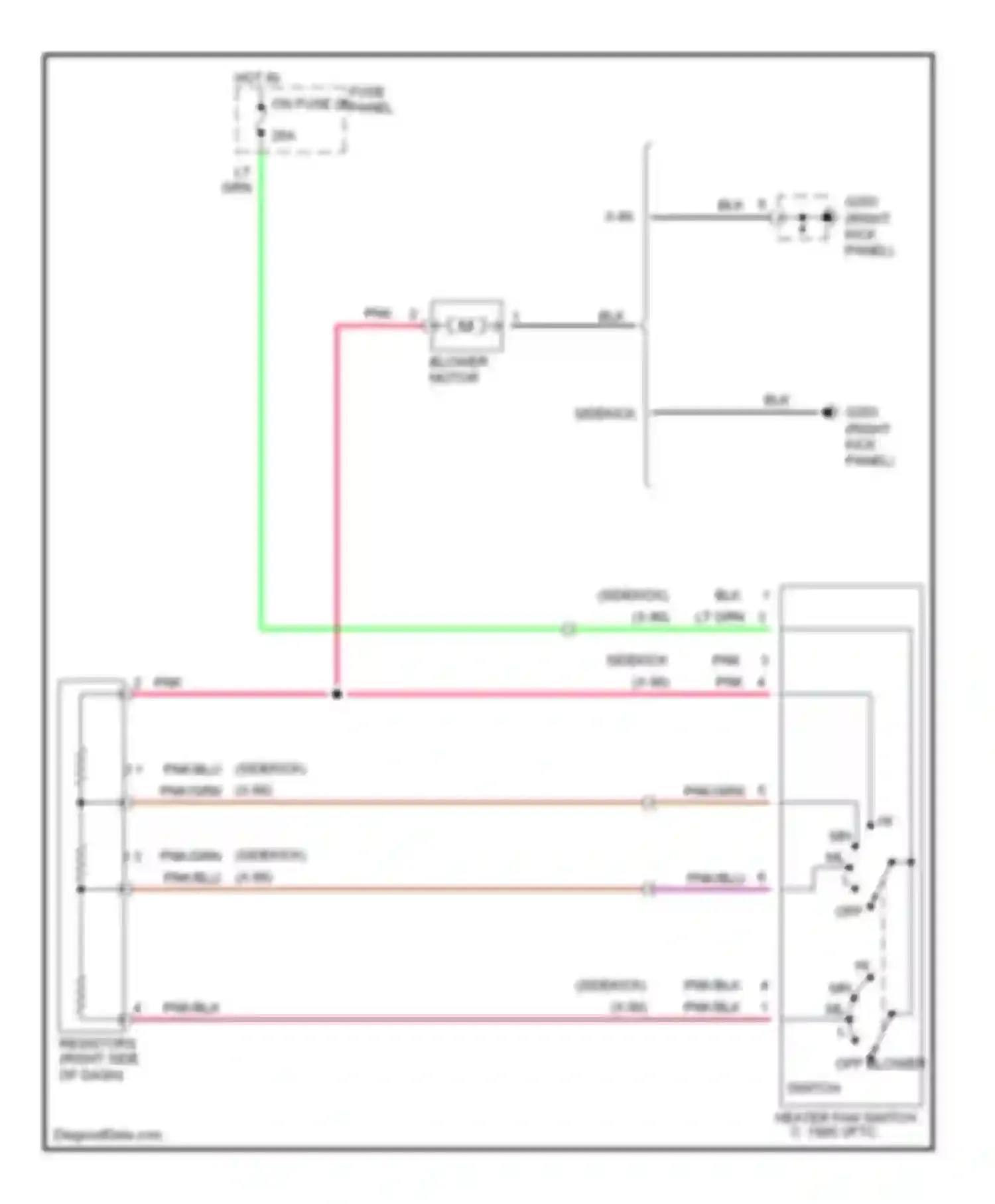 X-90 Suzuki I (1995-2000): Heater circuit