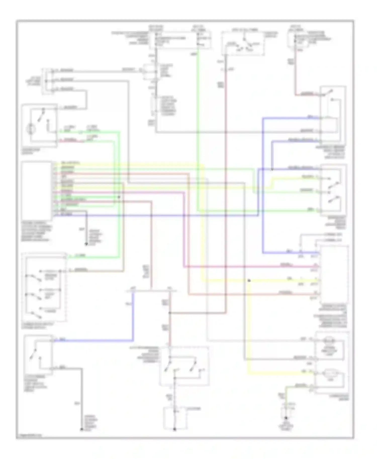 X-90 Suzuki I (1995-2000): Cruise control circuit