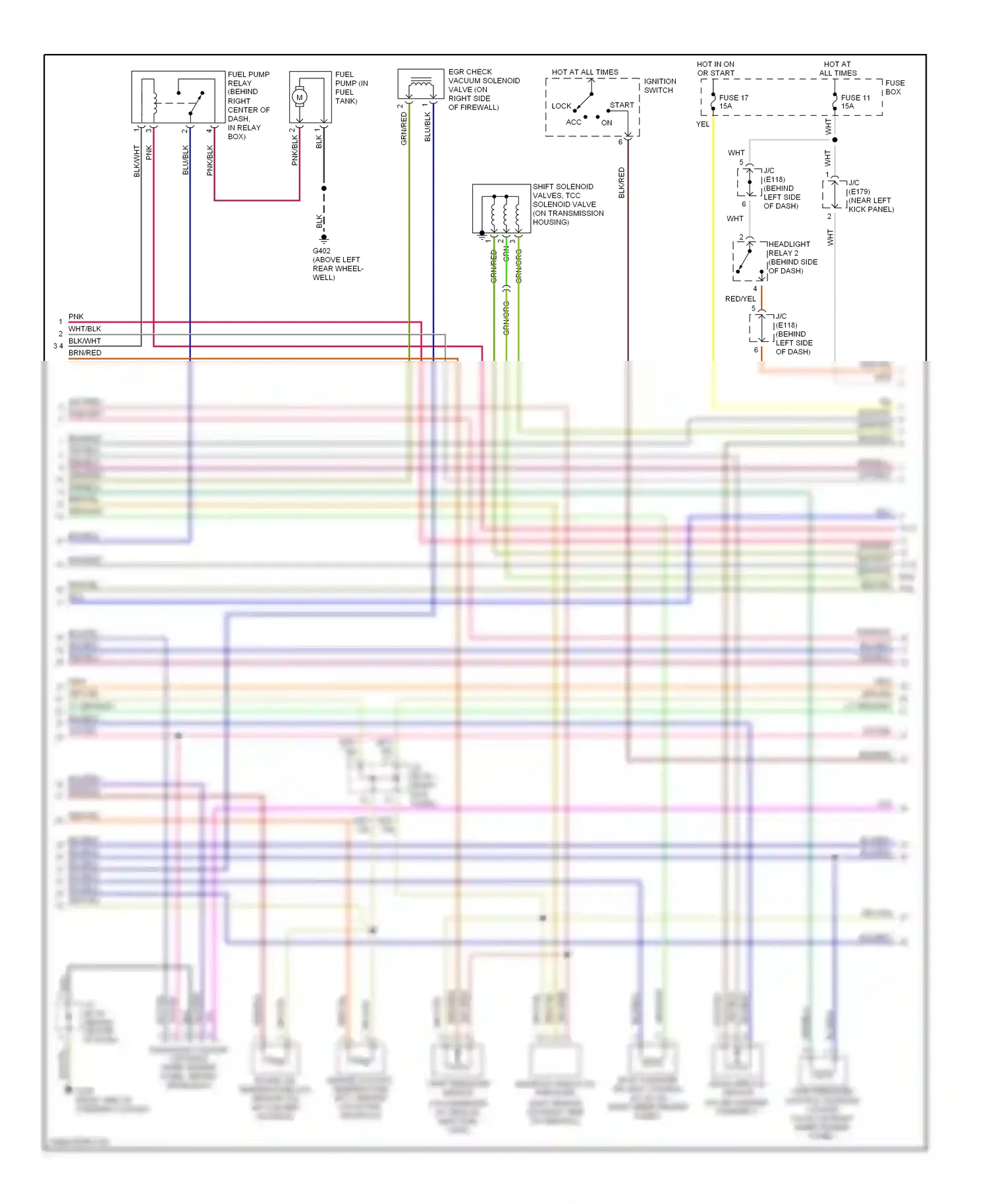 Suzuki X-90 I (1995-2000) fuse 11 wiring diagram  (7 of 8)
