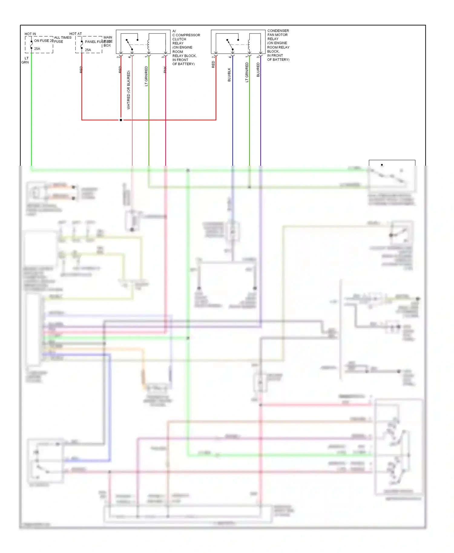 Wiring diagram lt grn for Suzuki X-90 I (1995-2000) (1 of 7)