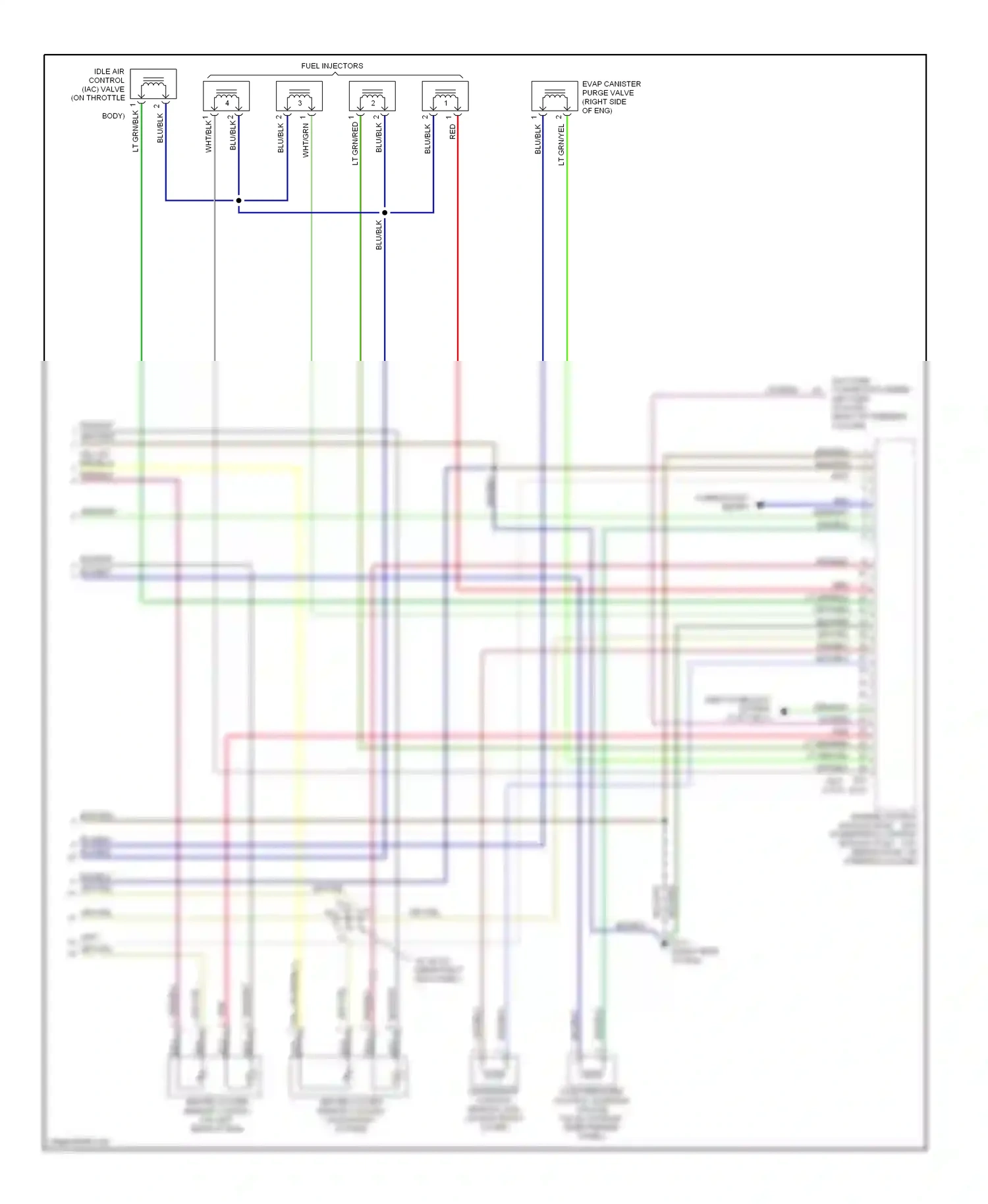 Wiring diagram vio/grn for Suzuki X-90 I (1995-2000) (4 of 4)