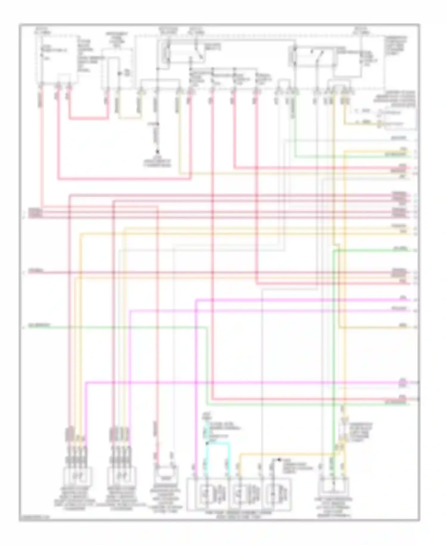 XL7 Suzuki I (1998-2009): Wiring diagram engine performance 3.6l (3 of 4)