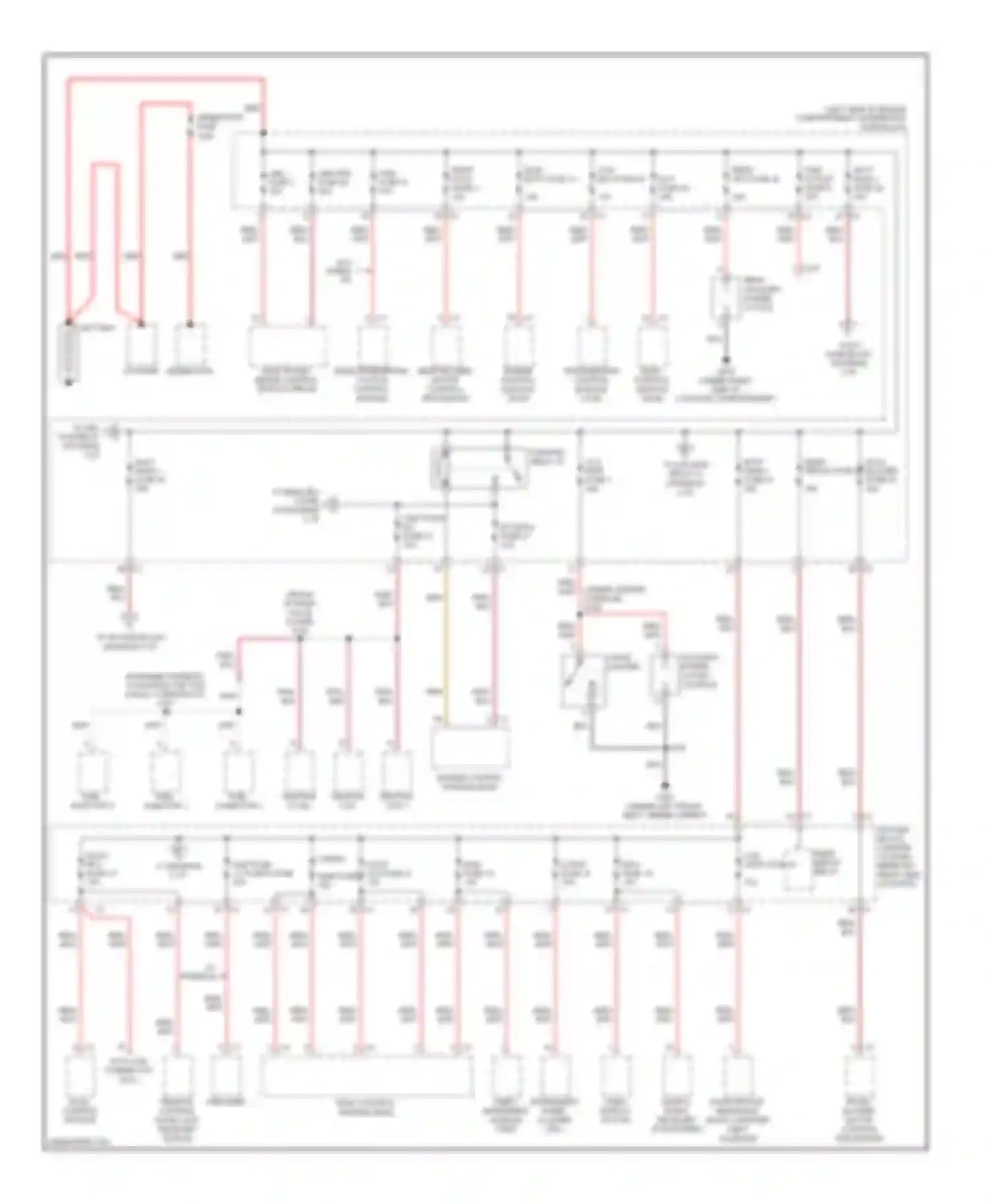 XL7 Suzuki I (1998-2009): Power distribution circuit (1 of 3)