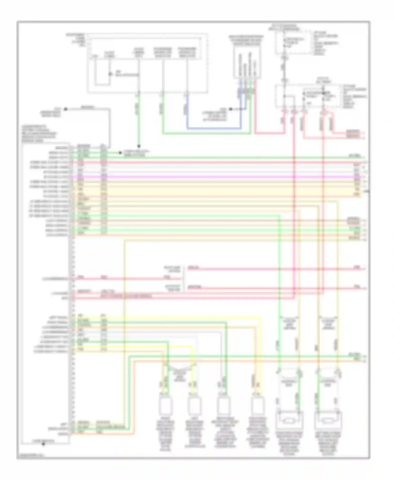 XL7 Suzuki I (1998-2009): Supplemental restraints circuit (1 of 2)