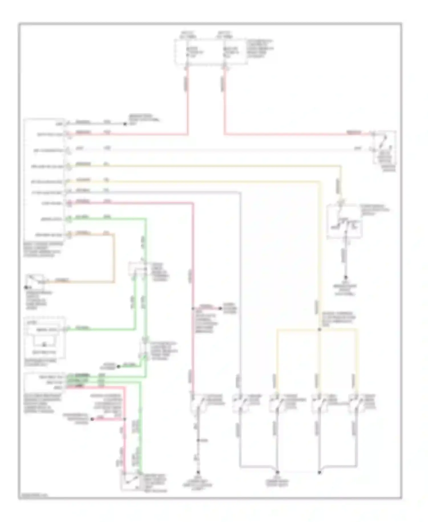 XL7 Suzuki I (1998-2009): Warning systems circuit