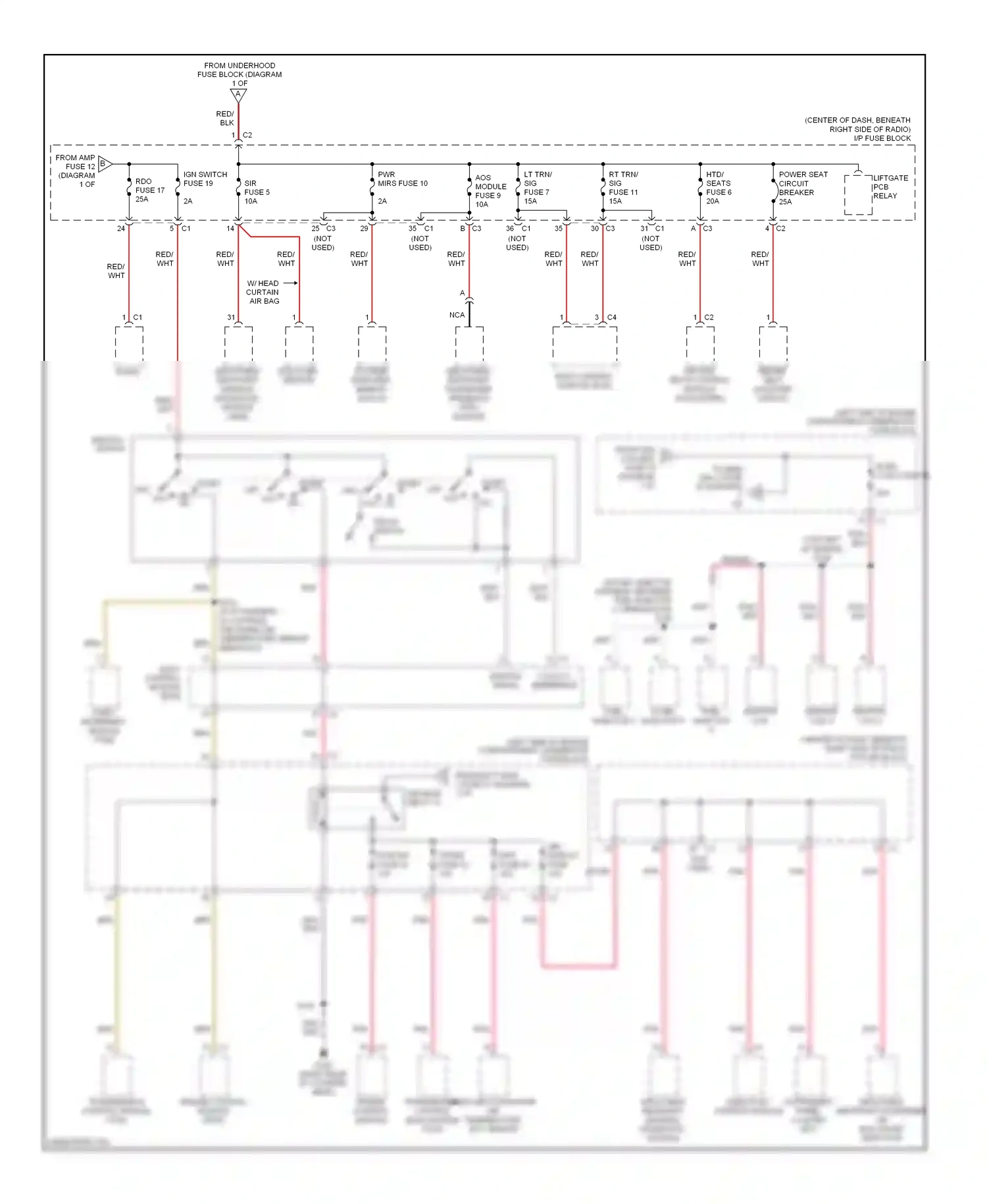 Suzuki XL7 I (1998-2009) engine control module (ecm) wiring diagram  (3 of 3)