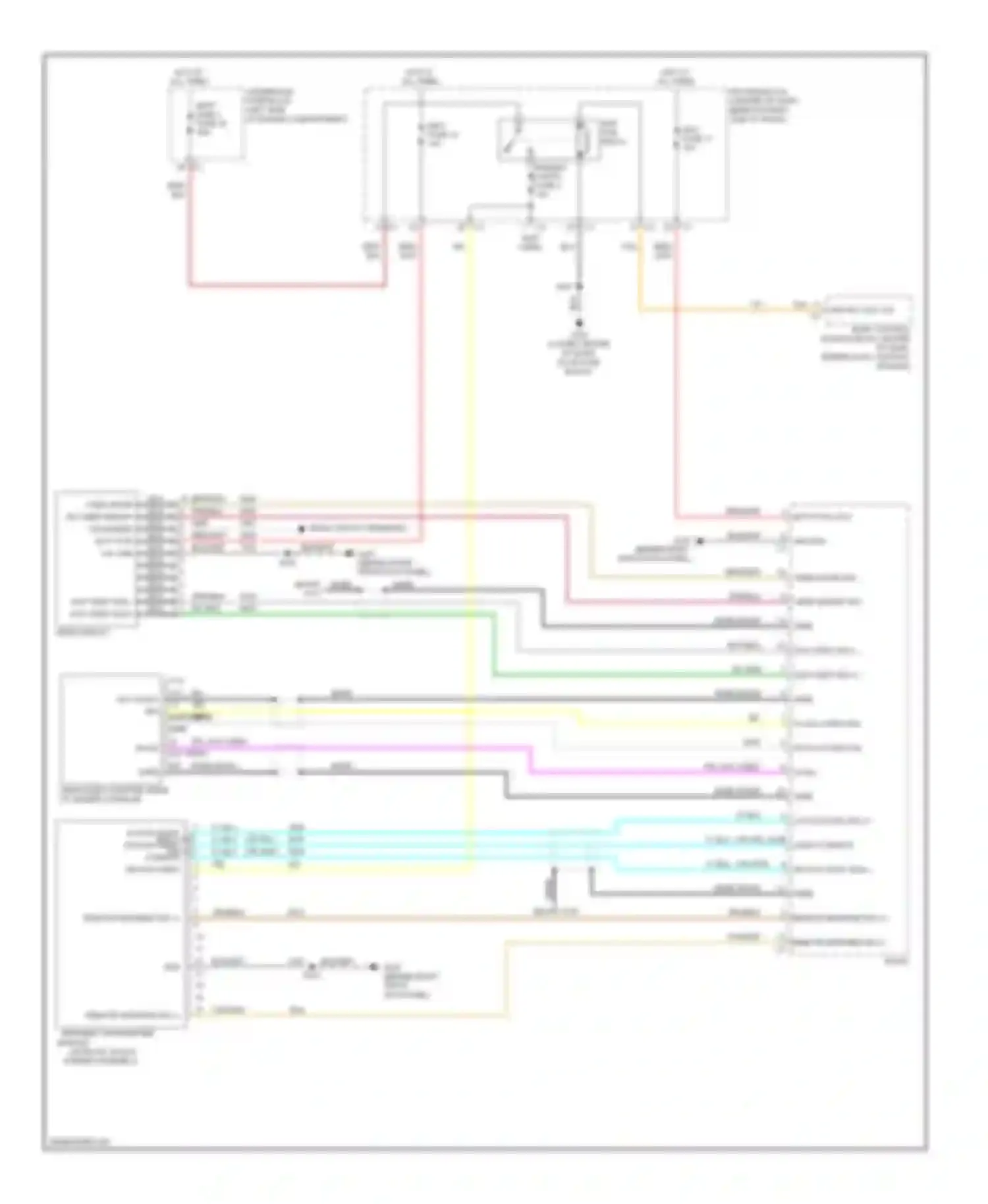 XL7 Suzuki II (2006-2009): Video system circuit