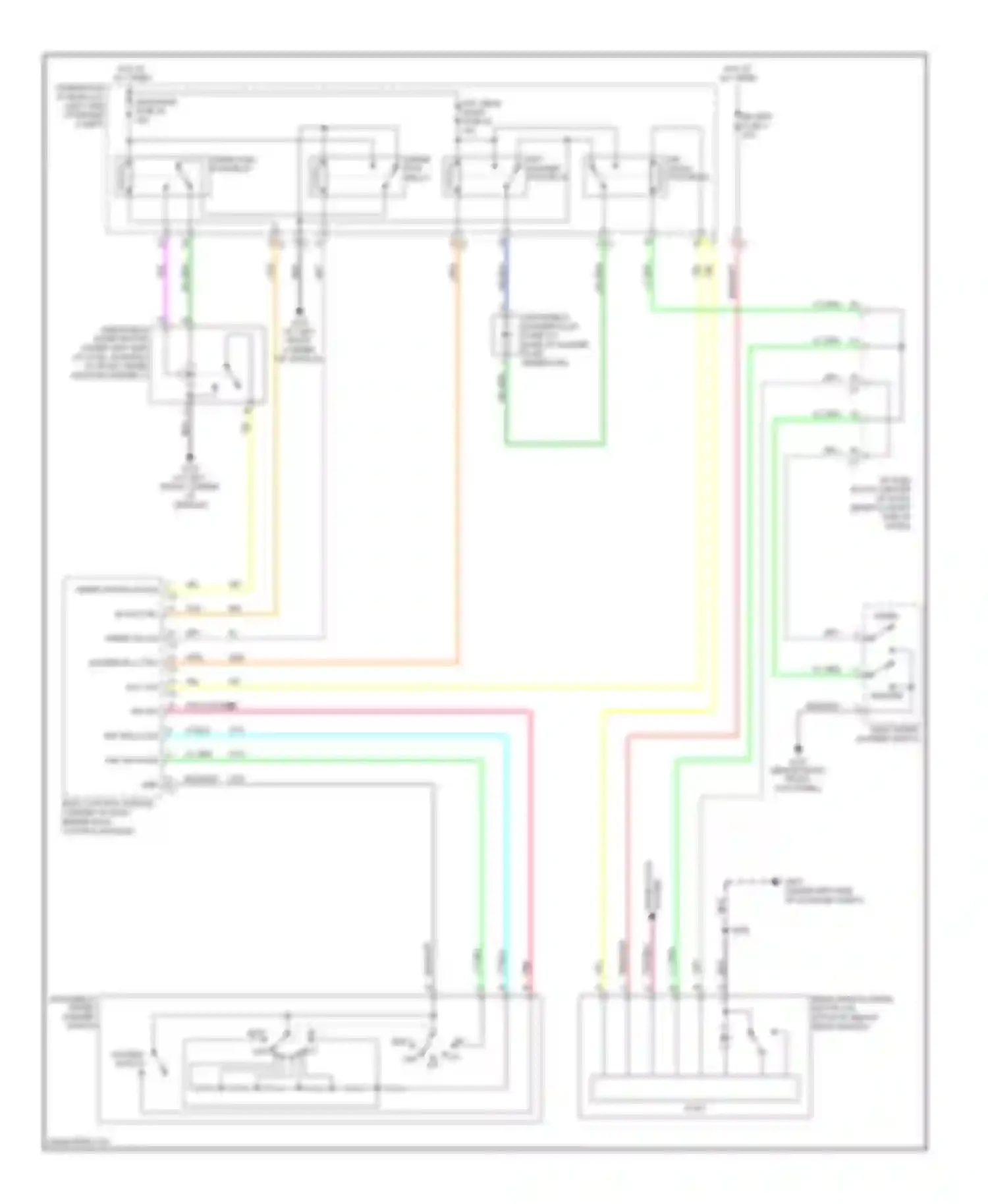 XL7 Suzuki II (2006-2009): Wiper/washer circuit