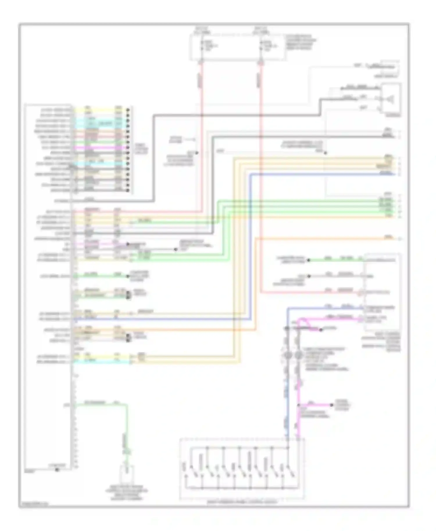 Wiring diagram seek up for Suzuki XL7 II (2006-2009) (2 of 2)