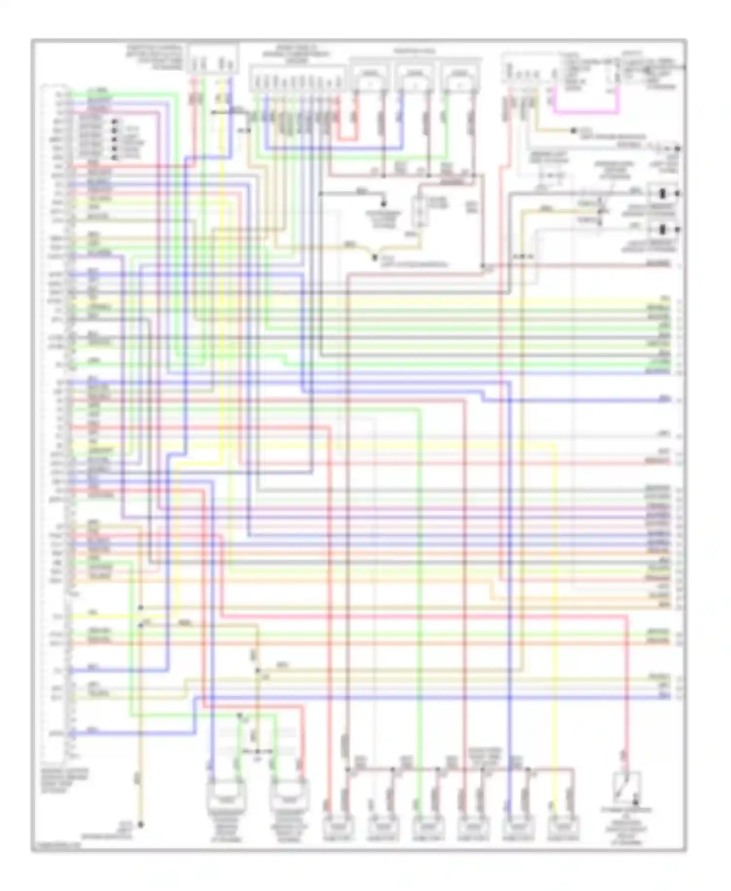 4Runner Toyota III (1995-2003): Wiring diagram engine performance 3.4ls (1 of 4)