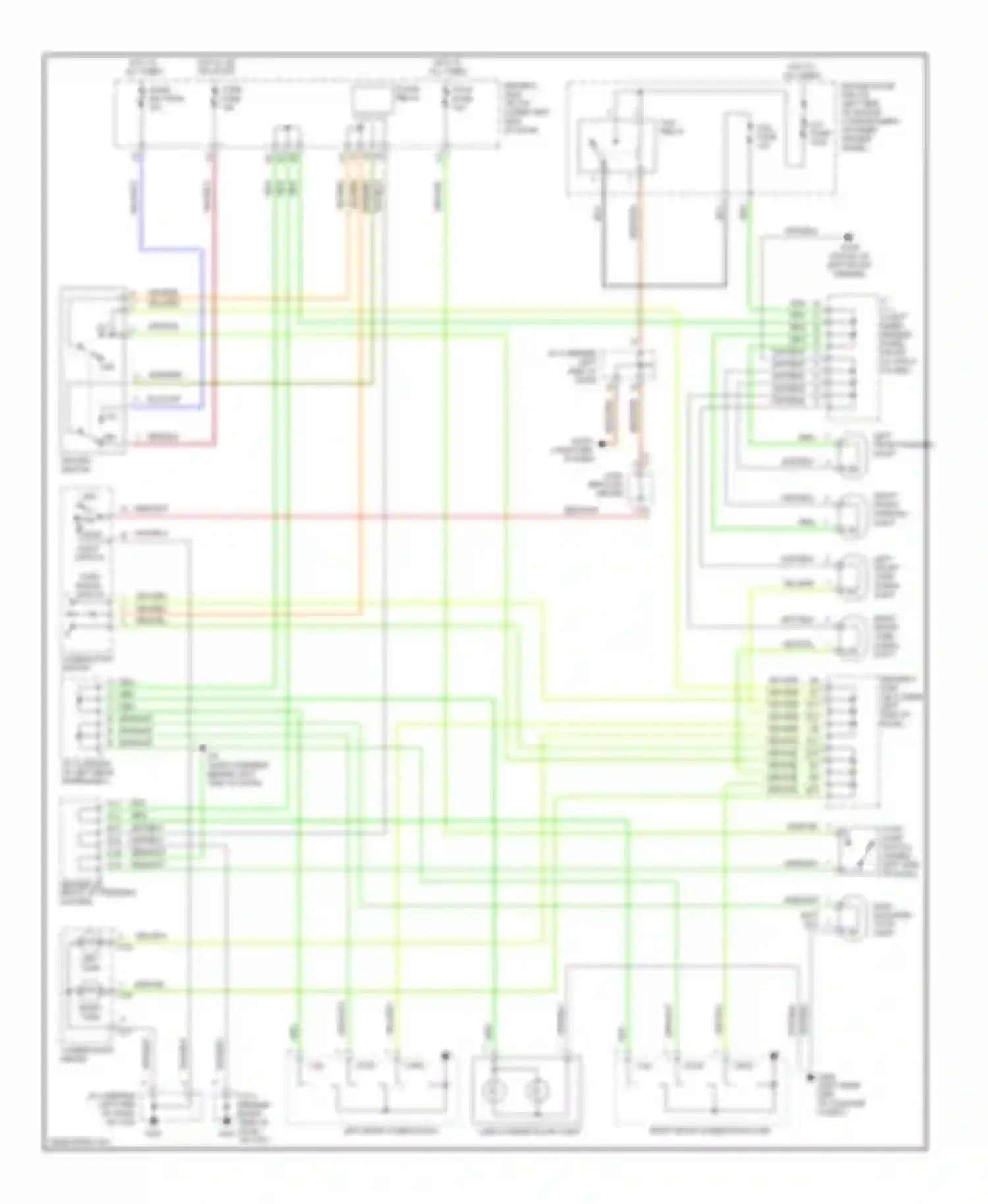 4Runner Toyota III (1995-2003): Exterior lamps circuit