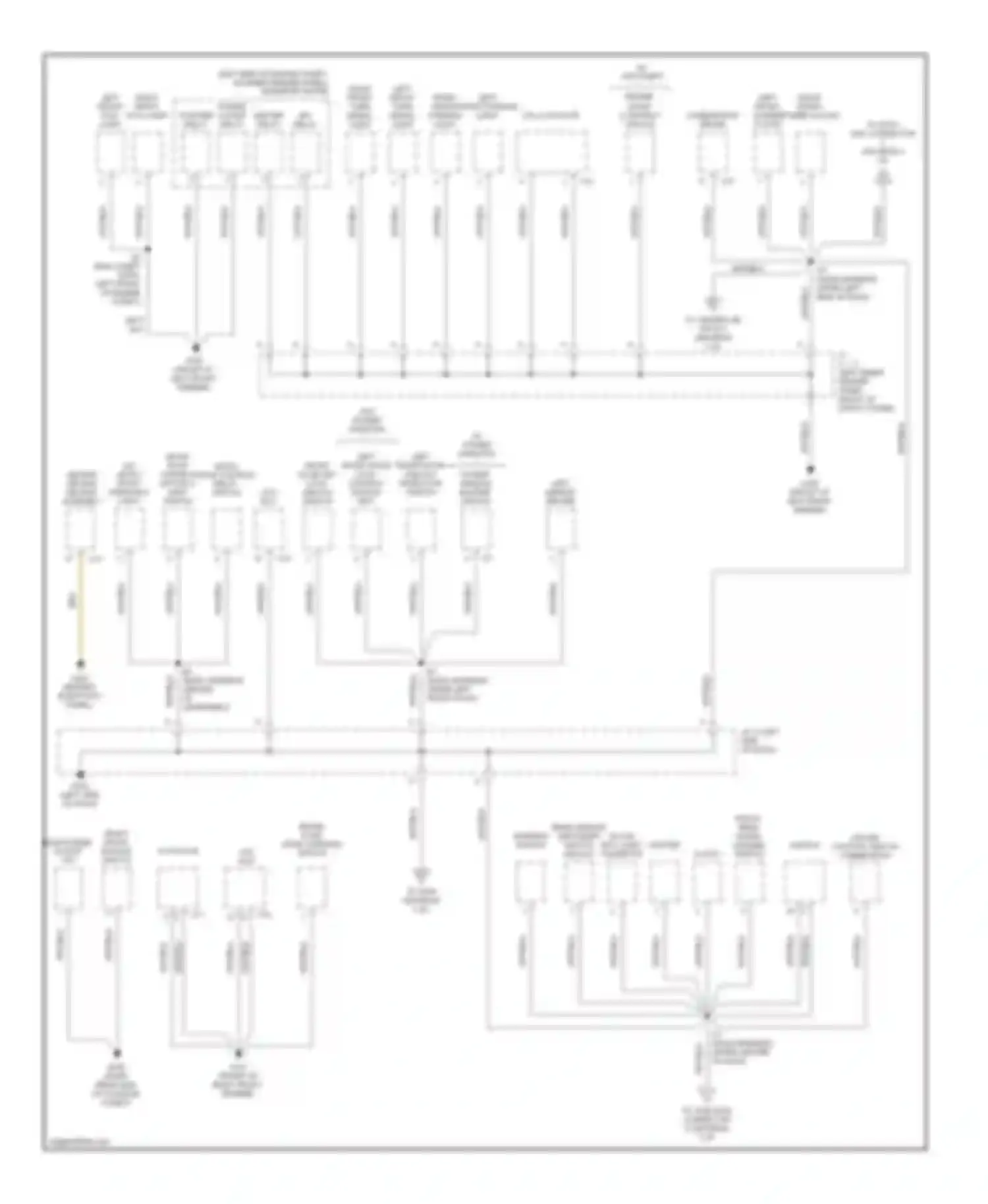4Runner Toyota III (1995-2003): Ground distribution circuit (1 of 3)