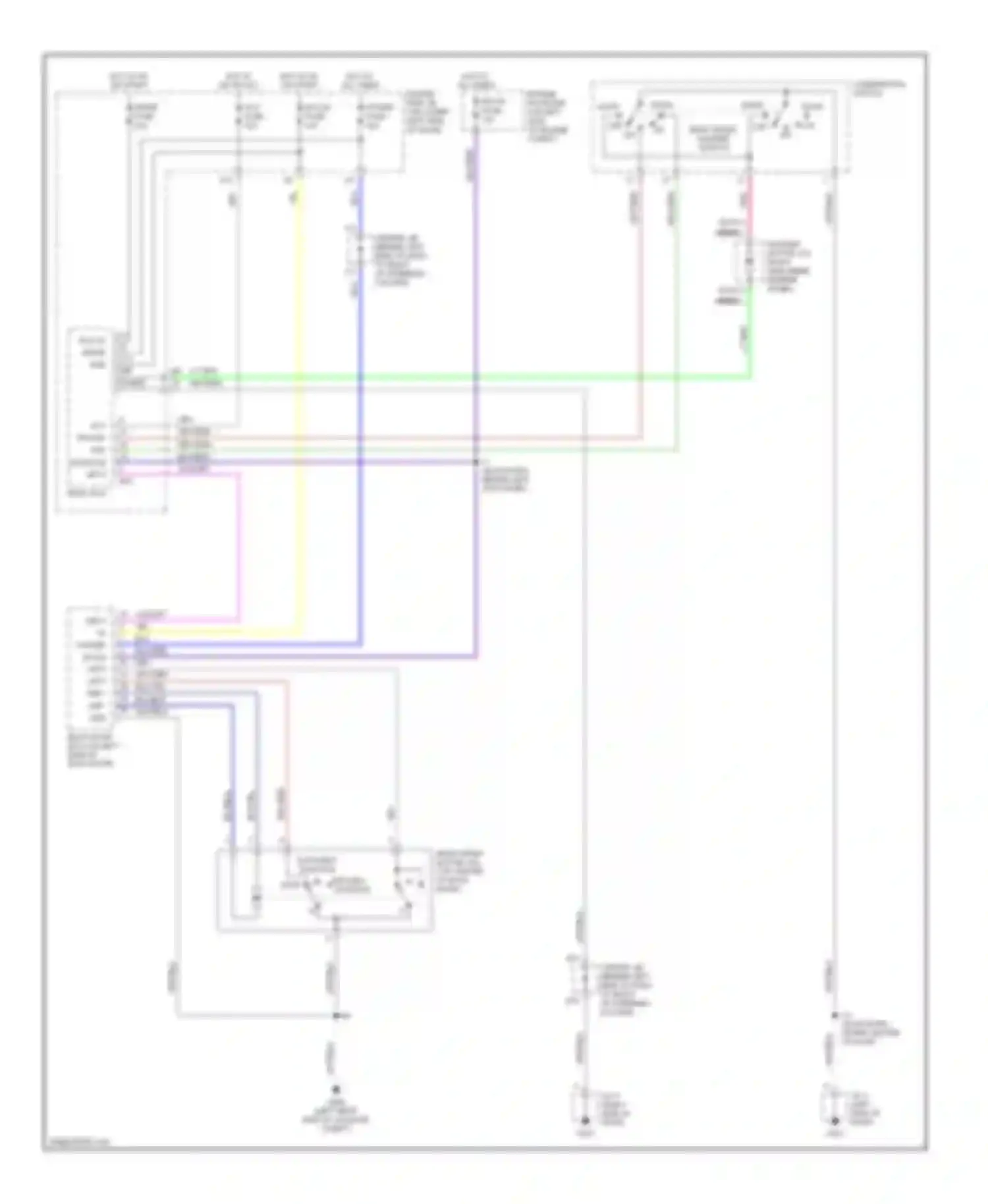 4Runner Toyota III (1995-2003): Rear washer/wiper circuit