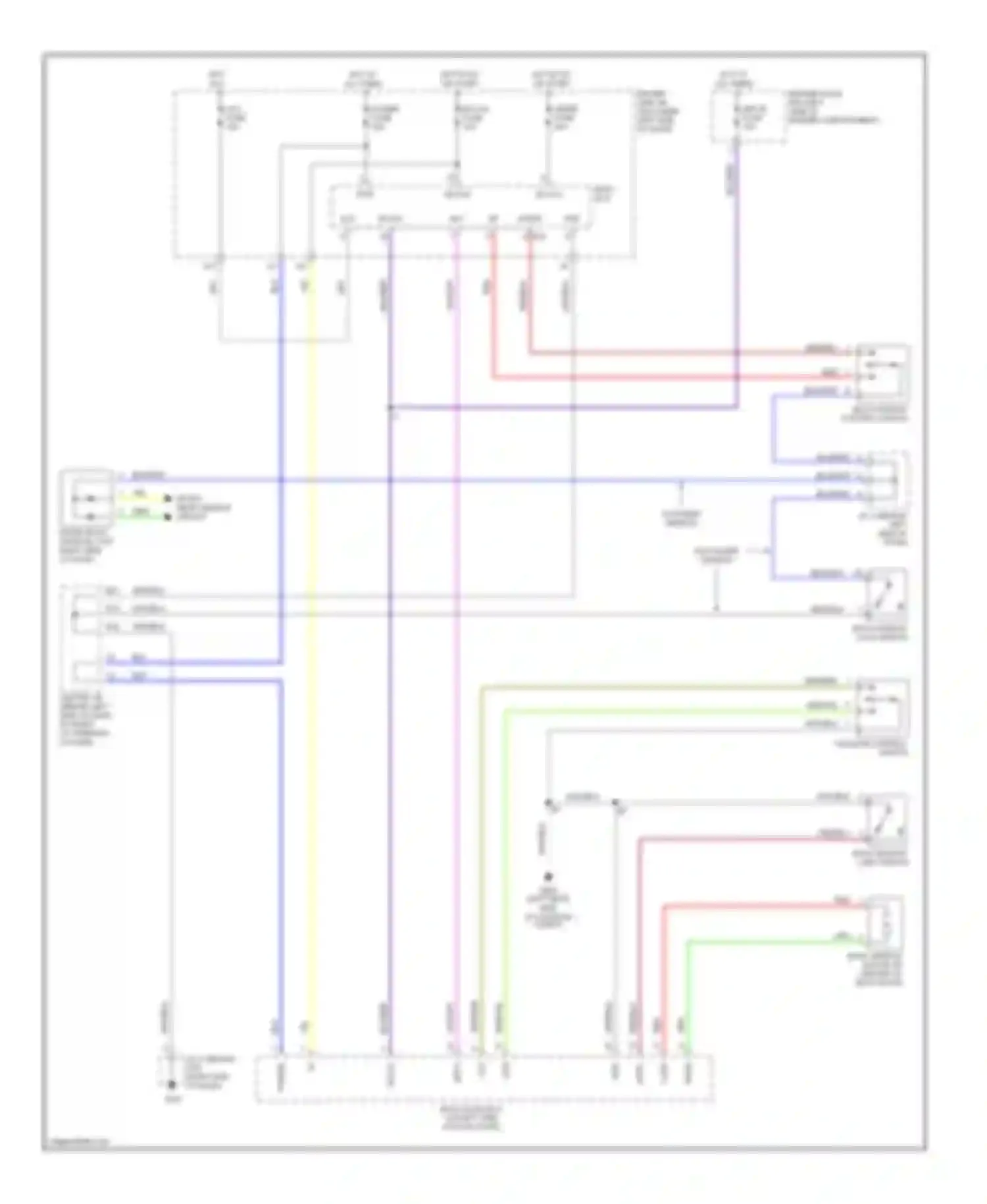 Wiring diagram back window limit switch for Toyota 4Runner III (1995-2003) (2 of 2)