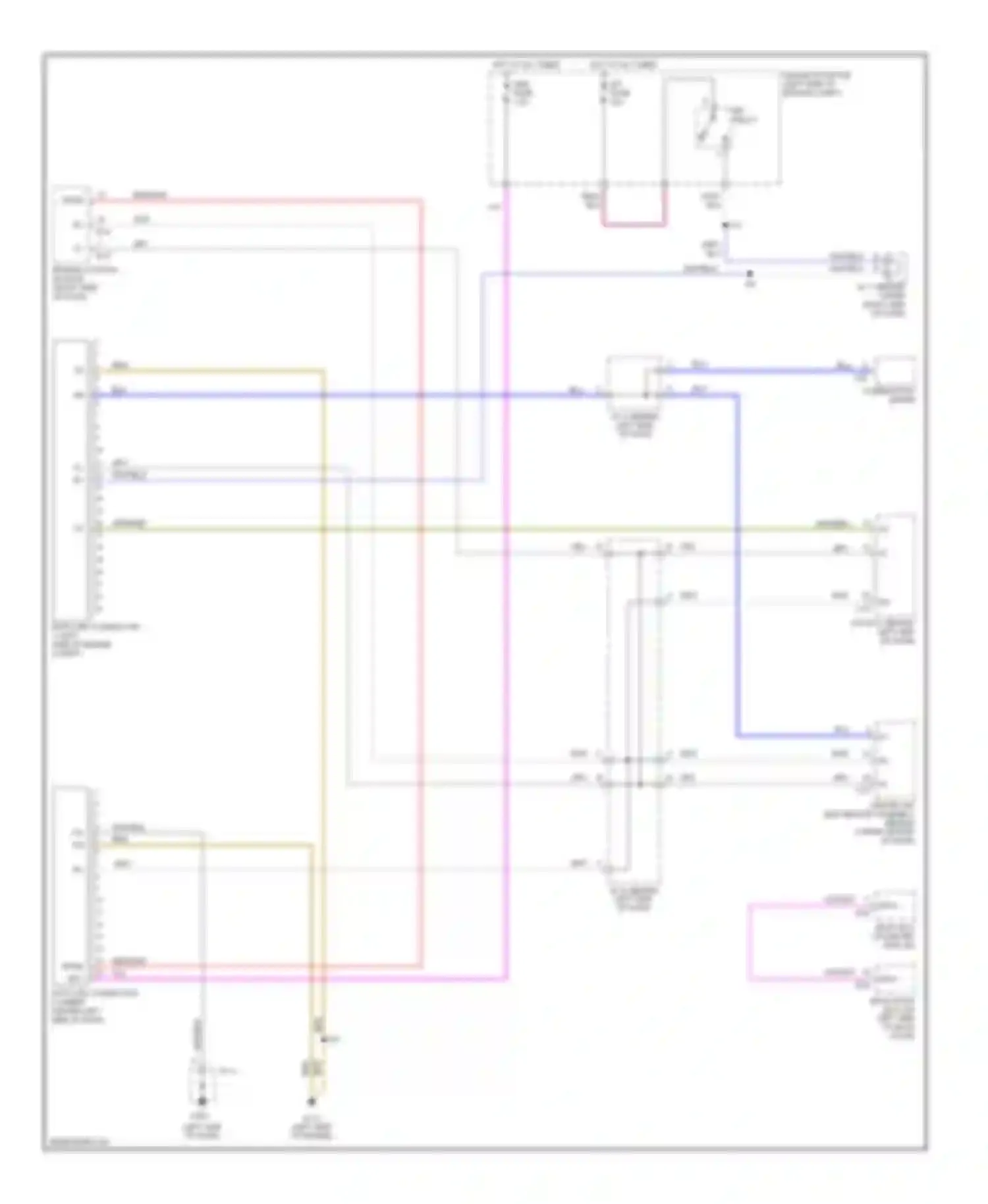 Wiring diagram combination meter for Toyota 4Runner III (1995-2003) (2 of 14)
