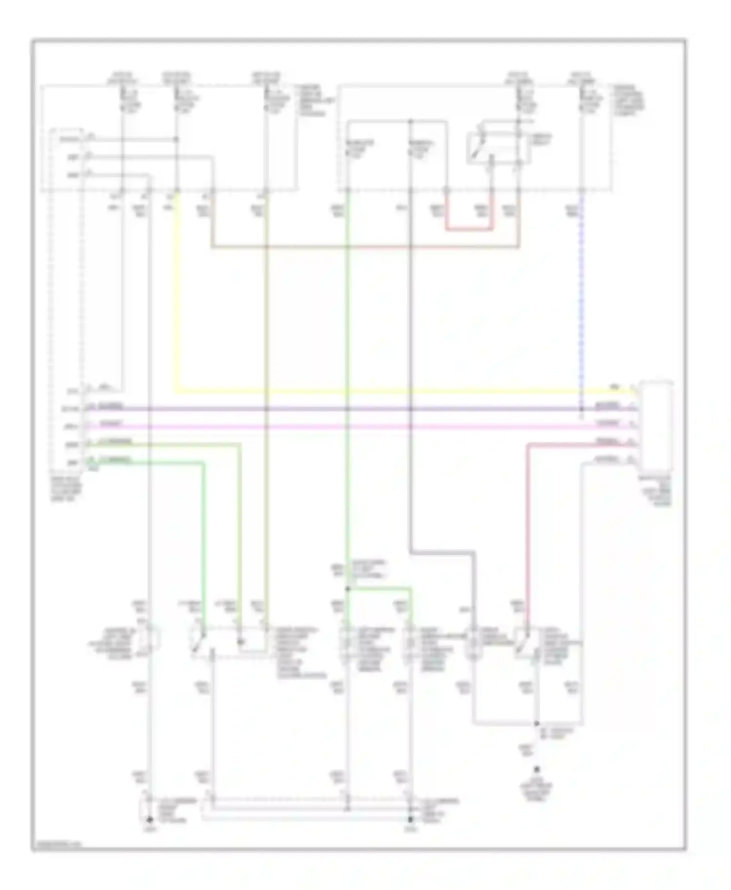 Wiring diagram defog fuse for Toyota 4Runner III (1995-2003) (1 of 1)