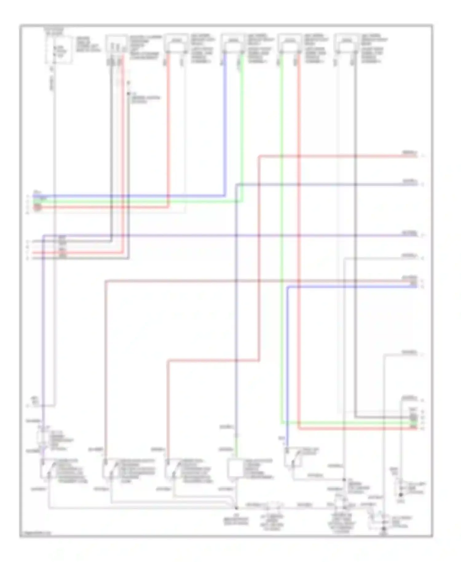 Wiring diagram detection switch for Toyota 4Runner III (1995-2003) (2 of 3)
