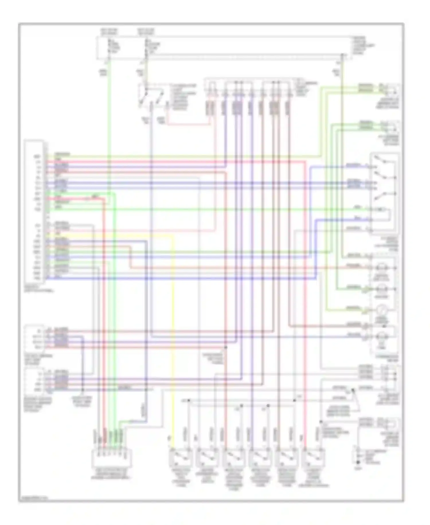 Wiring diagram detection switch for Toyota 4Runner III (1995-2003) (1 of 3)