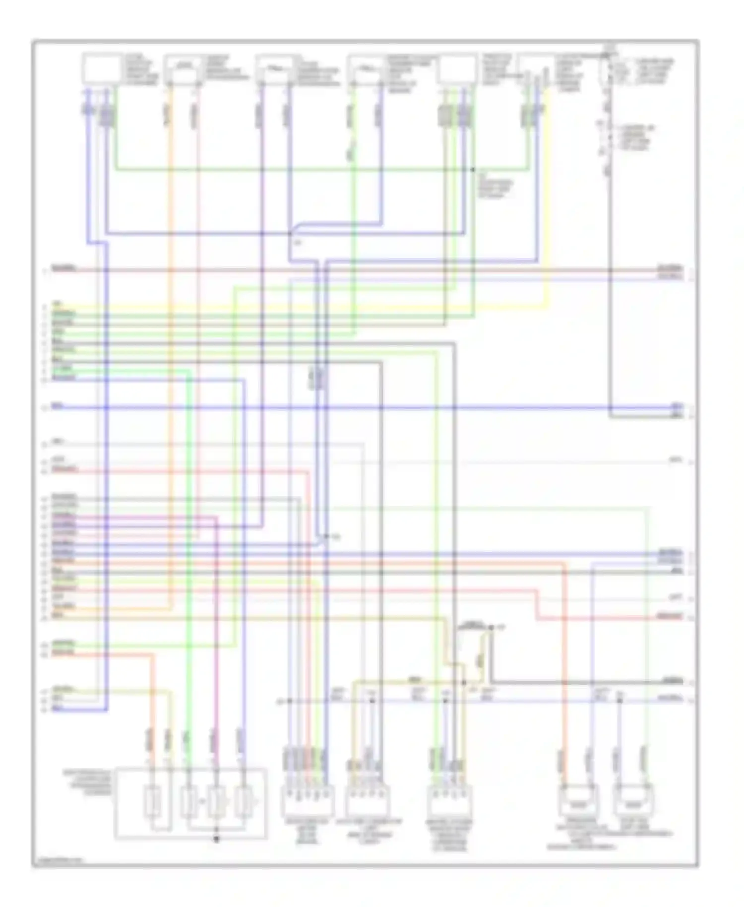Wiring diagram electronically controlled transmission solenoid for Toyota 4Runner III (1995-2003) (1 of 1)