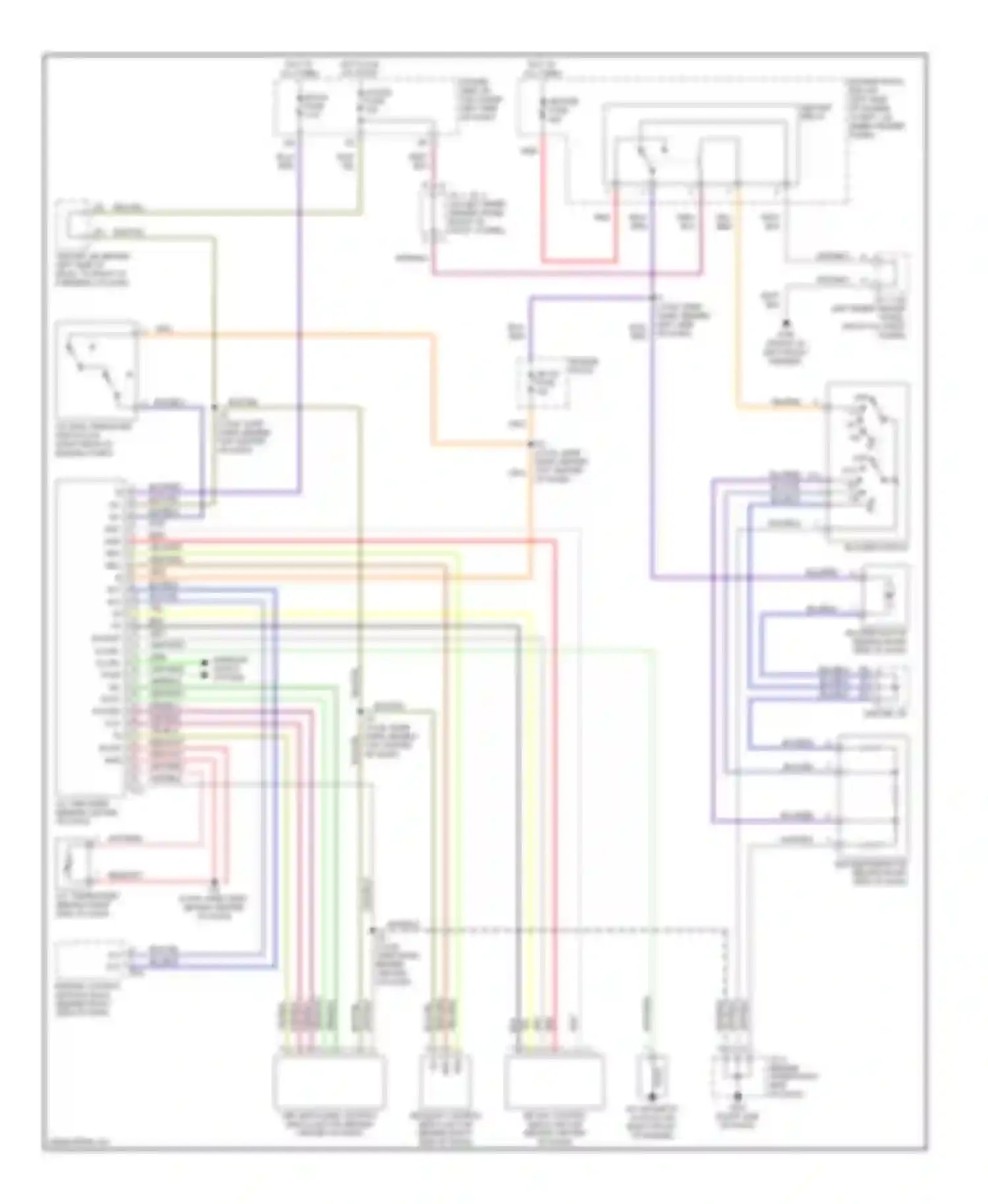 Wiring diagram engine room j/b a/c fuse for Toyota 4Runner III (1995-2003) (1 of 1)