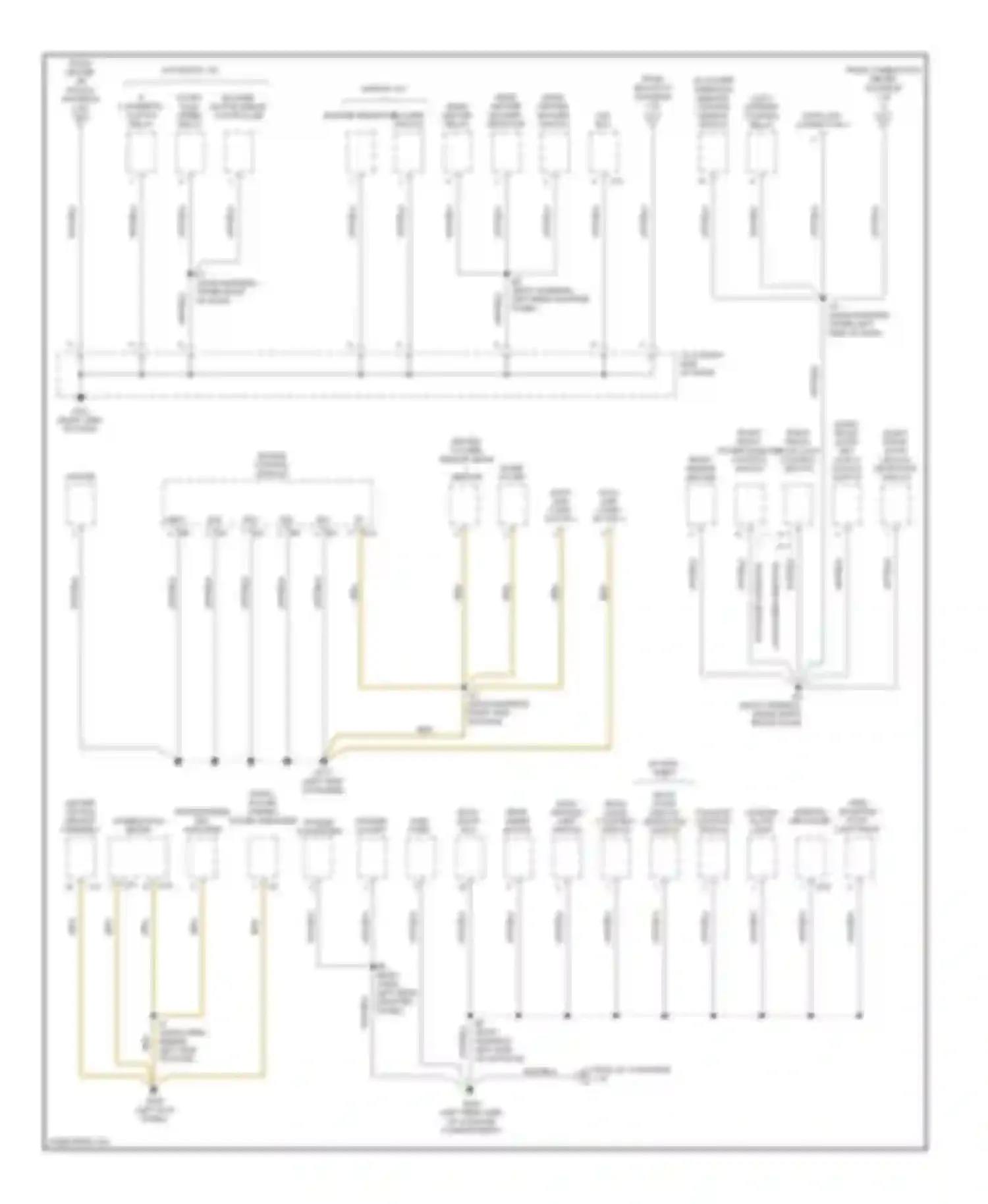 Wiring diagram right front power window control switch for Toyota 4Runner III (1995-2003) (1 of 1)