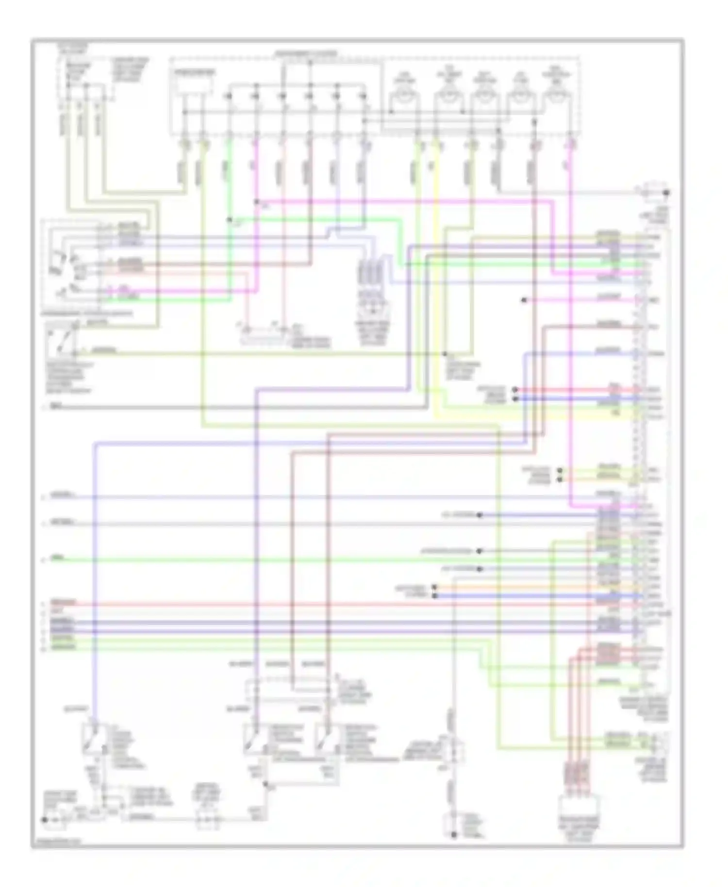 Wiring diagram starting system for Toyota 4Runner III (1995-2003) (2 of 2)