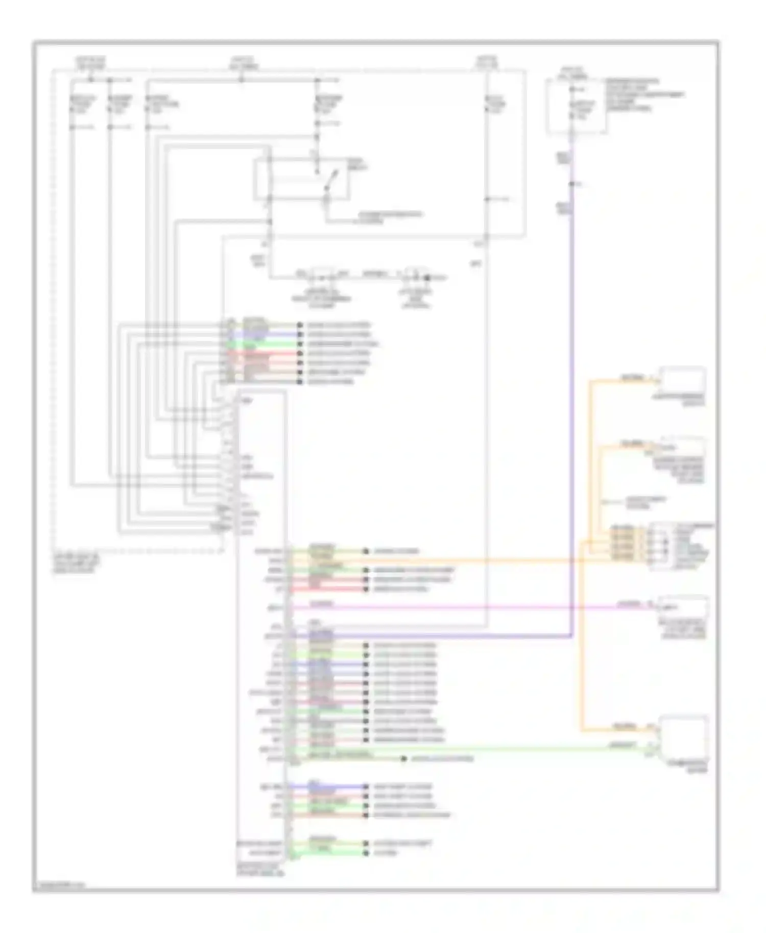 Wiring diagram unlock warning switch for Toyota 4Runner III (1995-2003) (1 of 6)